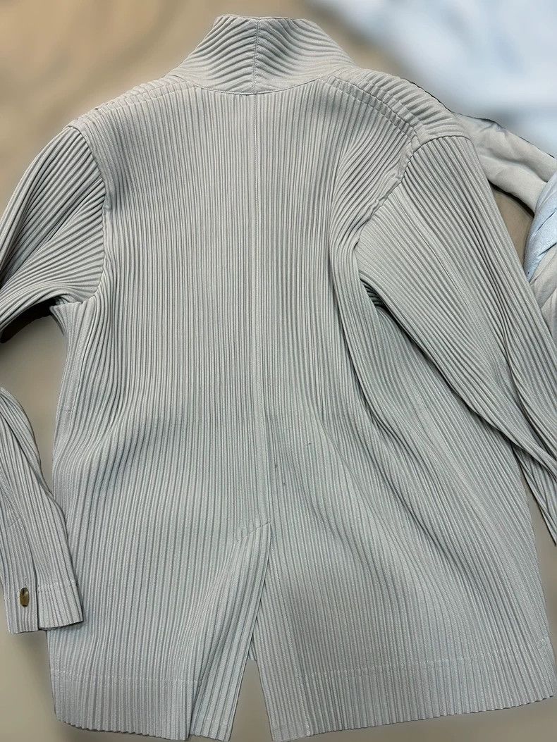 Issey Miyake Issey Miyake size:1 A classic light grey suit jacket Size S / US 4 / IT 40 - 4 Thumbnail