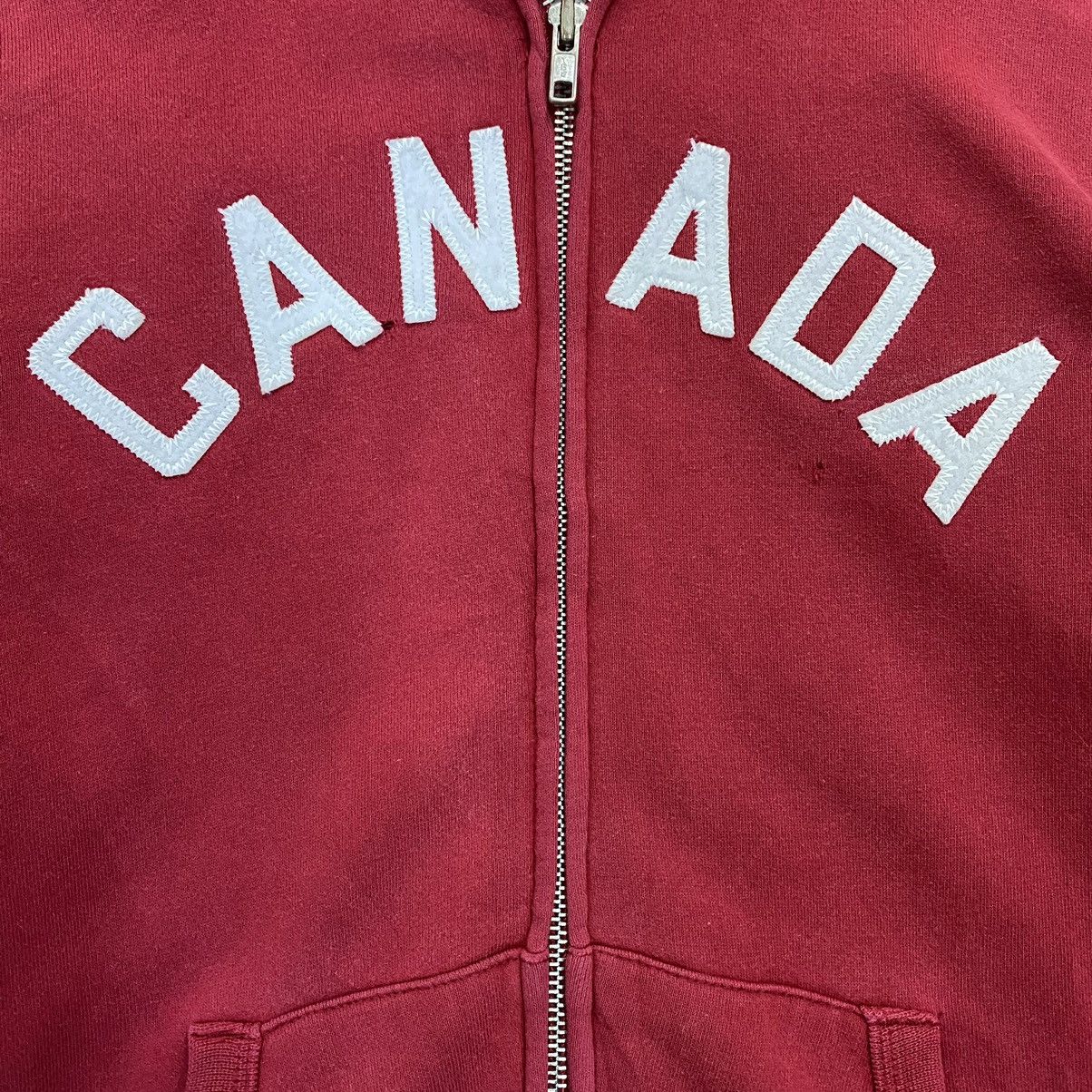 Vintage Official Outfitters Olympic Canada Big Logo Zipper Hoodie Size US S / EU 44-46 / 1 - 6 Thumbnail