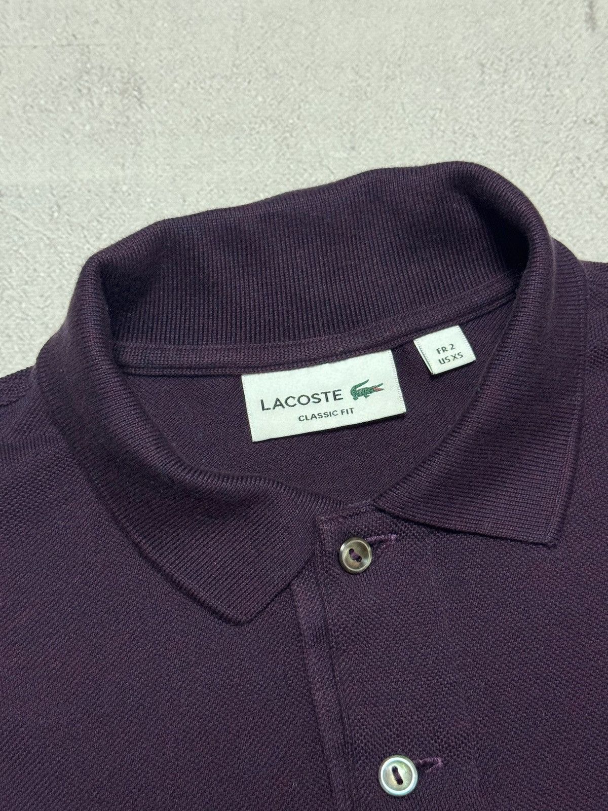 Lacoste × Vintage Lacoste Long Sleeve Polo Rugby Sweatshirt Mini Logo Mens Size US XS / EU 42 / 0 - 6 Thumbnail