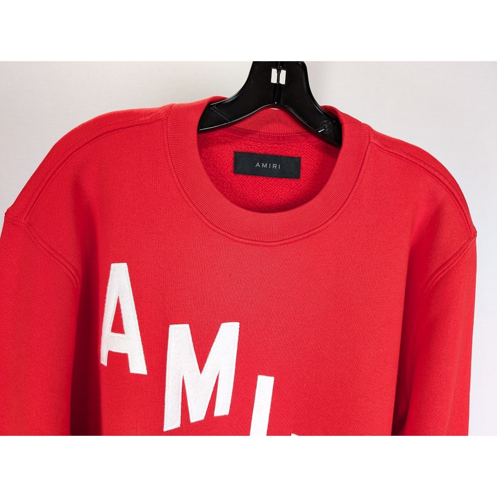 Amiri o1rshd1 Amiri Hockey Crewneck Sweatshirt in Goji Berry Size US XL / EU 56 / 4 - 4 Thumbnail