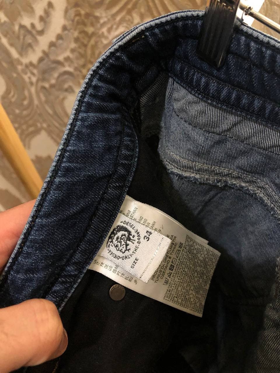 Diesel VINTAGE DIESEL INDUSTRY DENIM DIVISION JEANS CASUAL Y2K 90s Size US 34 / EU 50 - 5 Thumbnail