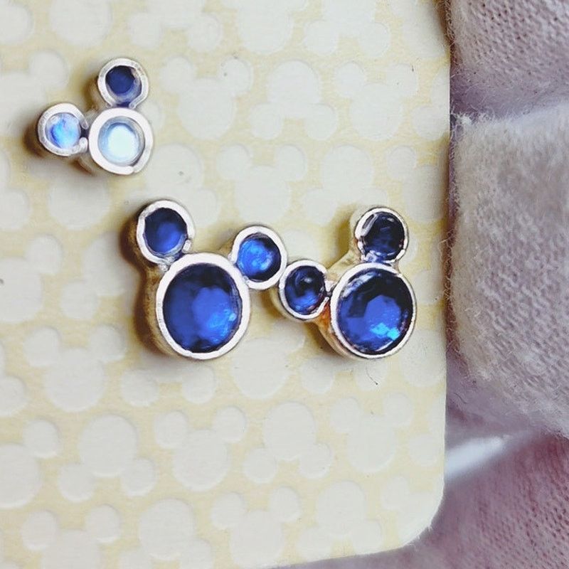 Disney Disney Parks Mickey Mouse Earrings Set 3-Pack Blue NIP Size ONE SIZE - 2 Thumbnail