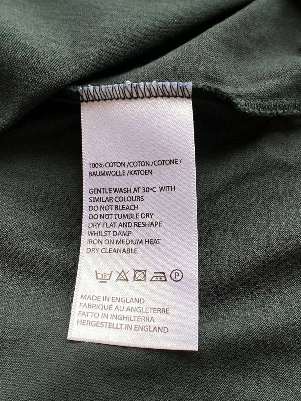 Sunspel Sunspel Green Cotton T-Shirt Size US XS / EU 42 / 0 - 4 Thumbnail