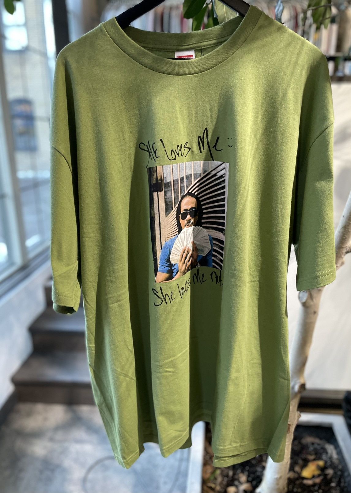 Supreme Supreme Max B Tee Moss Size US XXL / EU 58 / 5 - 3 Thumbnail