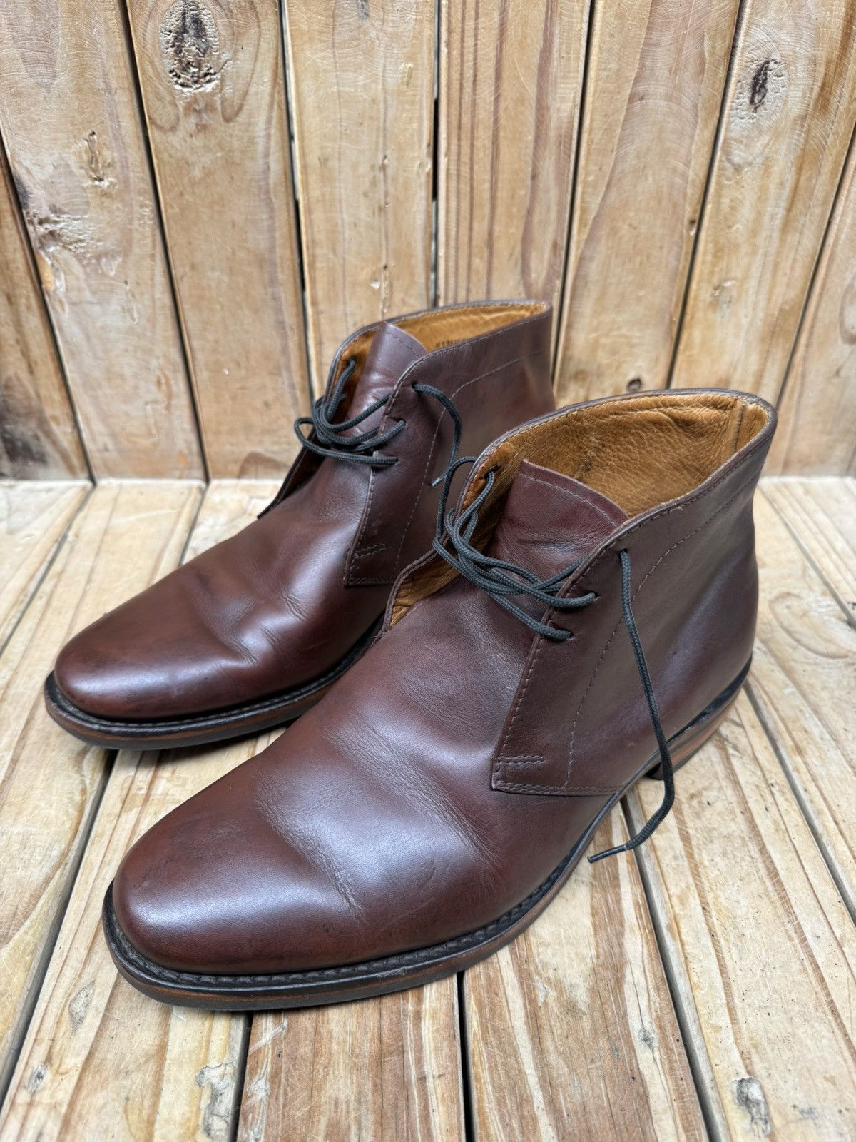 Loake Loake Shoemakers brown Men’s Chukka leather boots US 10 F Size US 10 / EU 43 - 18 Thumbnail