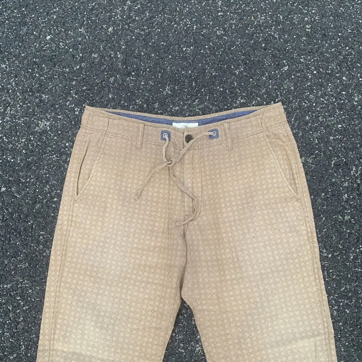 IKKS Japanese Vintage IKKA Monogram Faded Easy Pants Large Size US 35 - 3 Thumbnail