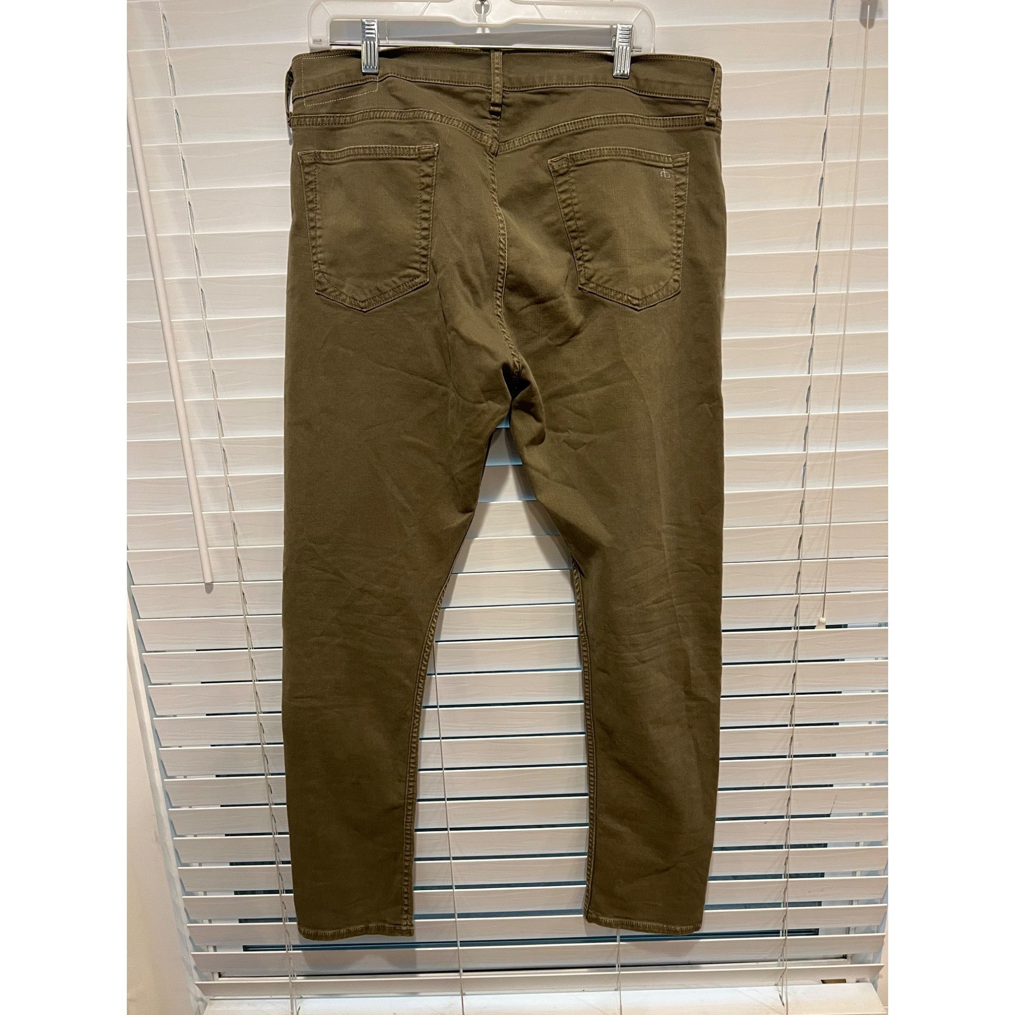 Rag & Bone Rag & Bone Mens Green Jeans - Size 36x32 Size US 36 / EU 52 - 3 Thumbnail