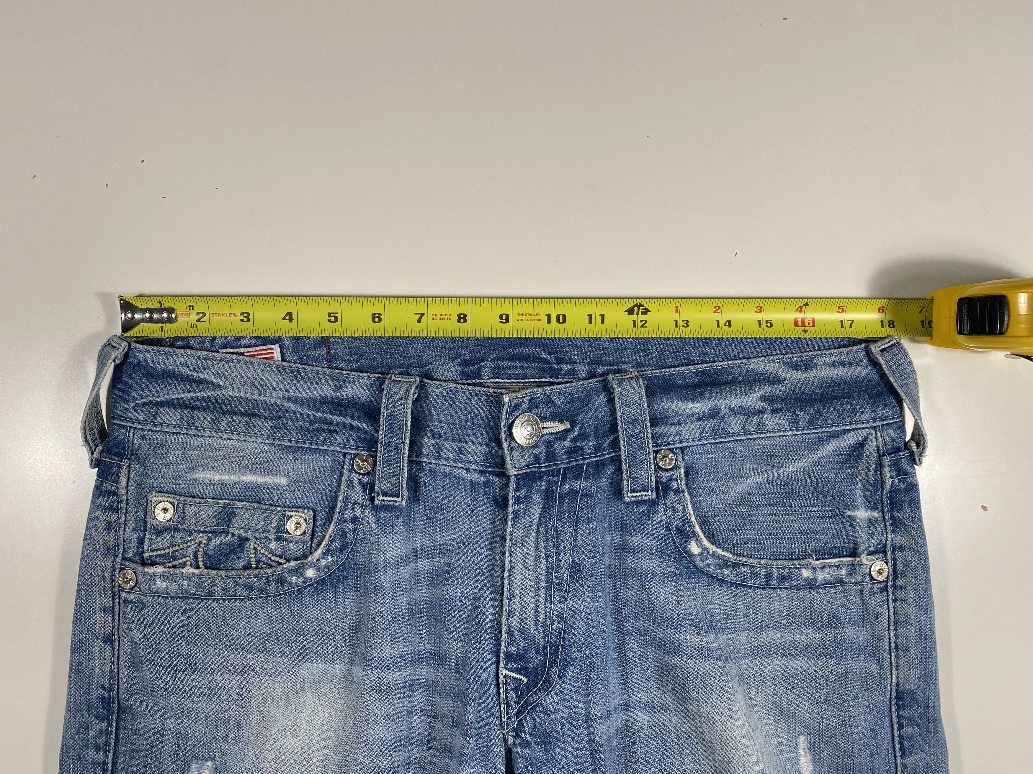 True Religion True Religion World Tour Section Bobby Baggy Jeans 36x32.5 Size US 36 / EU 52 - 11 Thumbnail