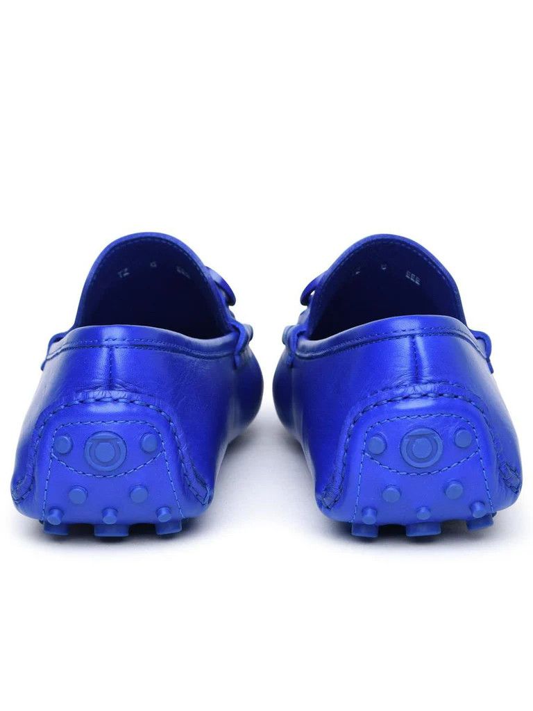 Salvatore Ferragamo o1s1rm0824 Grazioso Leather Loafers in Blue Size US 10 / EU 43 - 4 Thumbnail