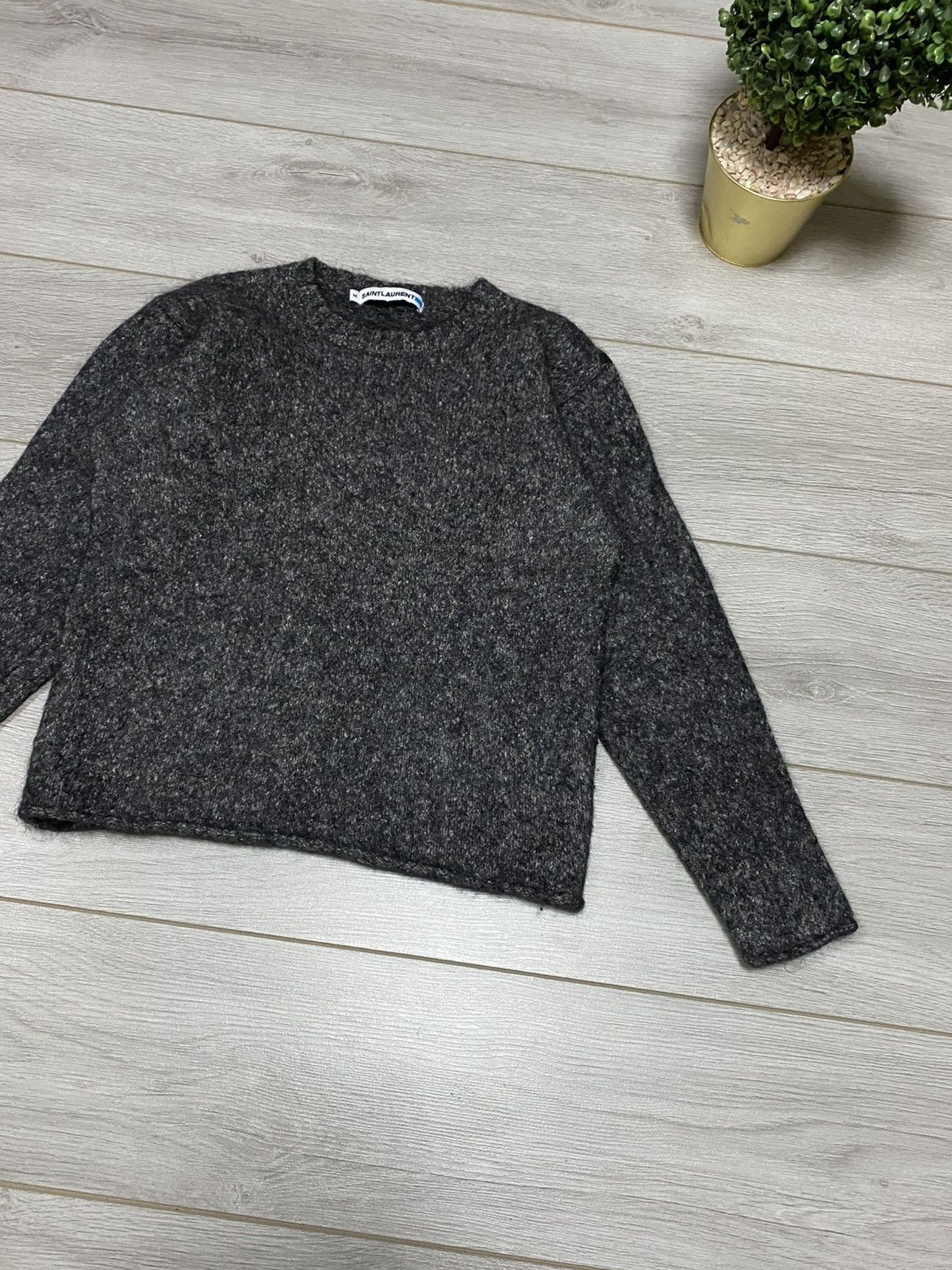 Saint Laurent Paris Saint Laurent Jeans mohair wool sweater eb0 Size US S / EU 44-46 / 1 - 3 Thumbnail