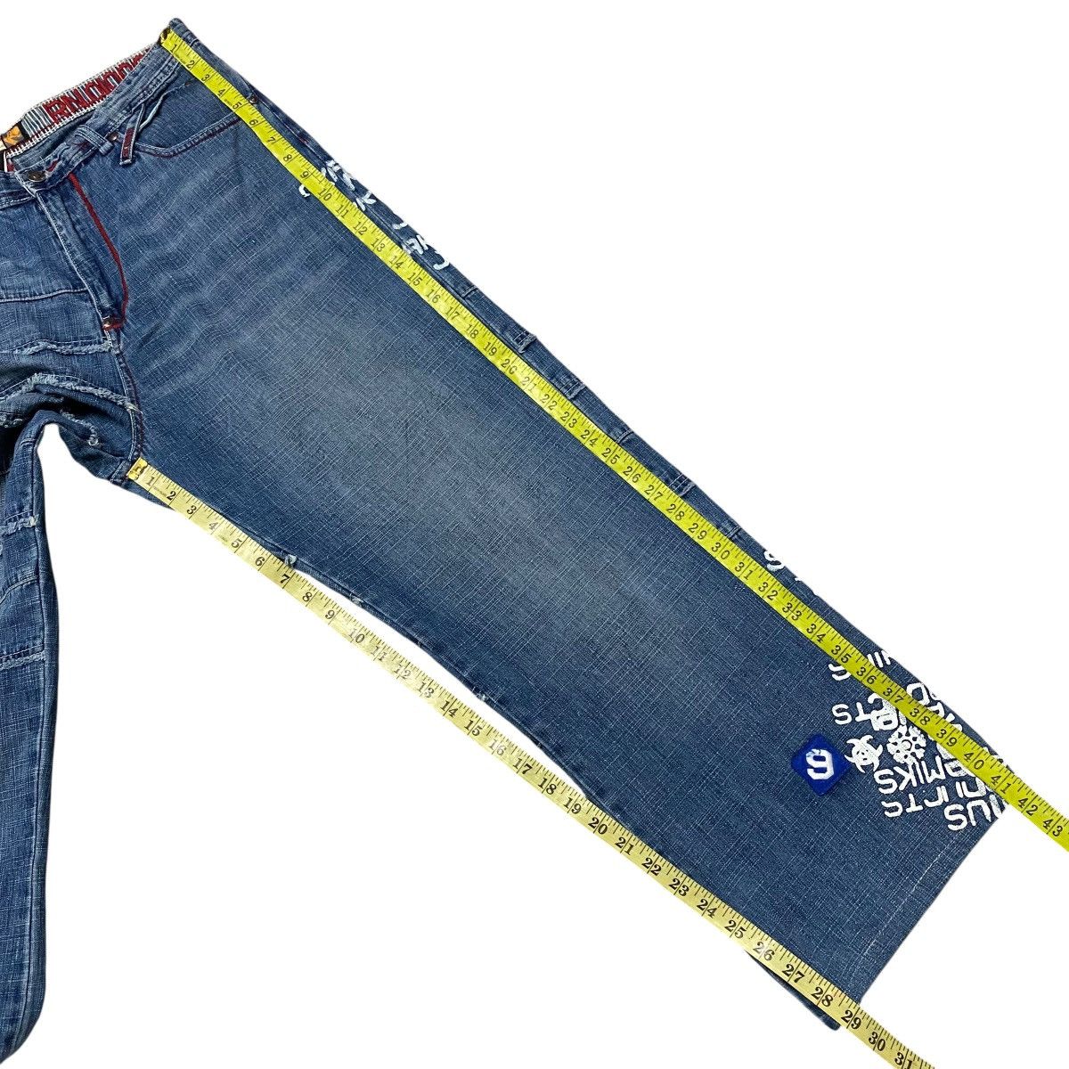 Akademiks Vintage Akademiks Denim Painter Baggy Jeans Size US 35 - 17 Thumbnail