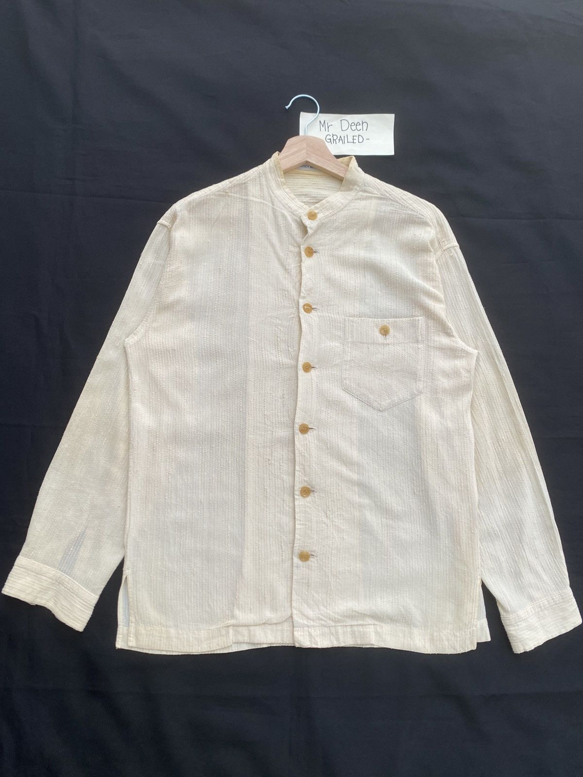 Issey Miyake Rare Vintage 90s Issey Miyake Men Longsleeve Buttons Shirt Size US M / EU 48-50 / 2 - 2 Thumbnail