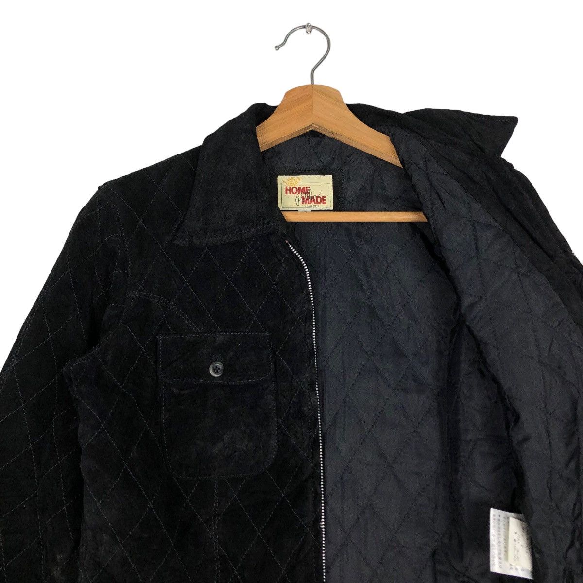 Japanese Brand 🔥Vtg Cropped Leather Jacket Biker Home Made Pelle Pelle Size US M / EU 48-50 / 2 - 10 Thumbnail