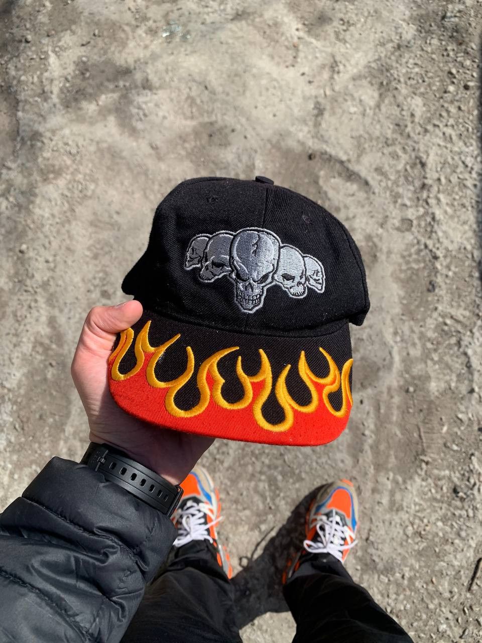 Sex Skateboards Vintage Skull Designer Flame Retro Cap Skateboard Y2K 90s Size ONE SIZE - 2 Thumbnail