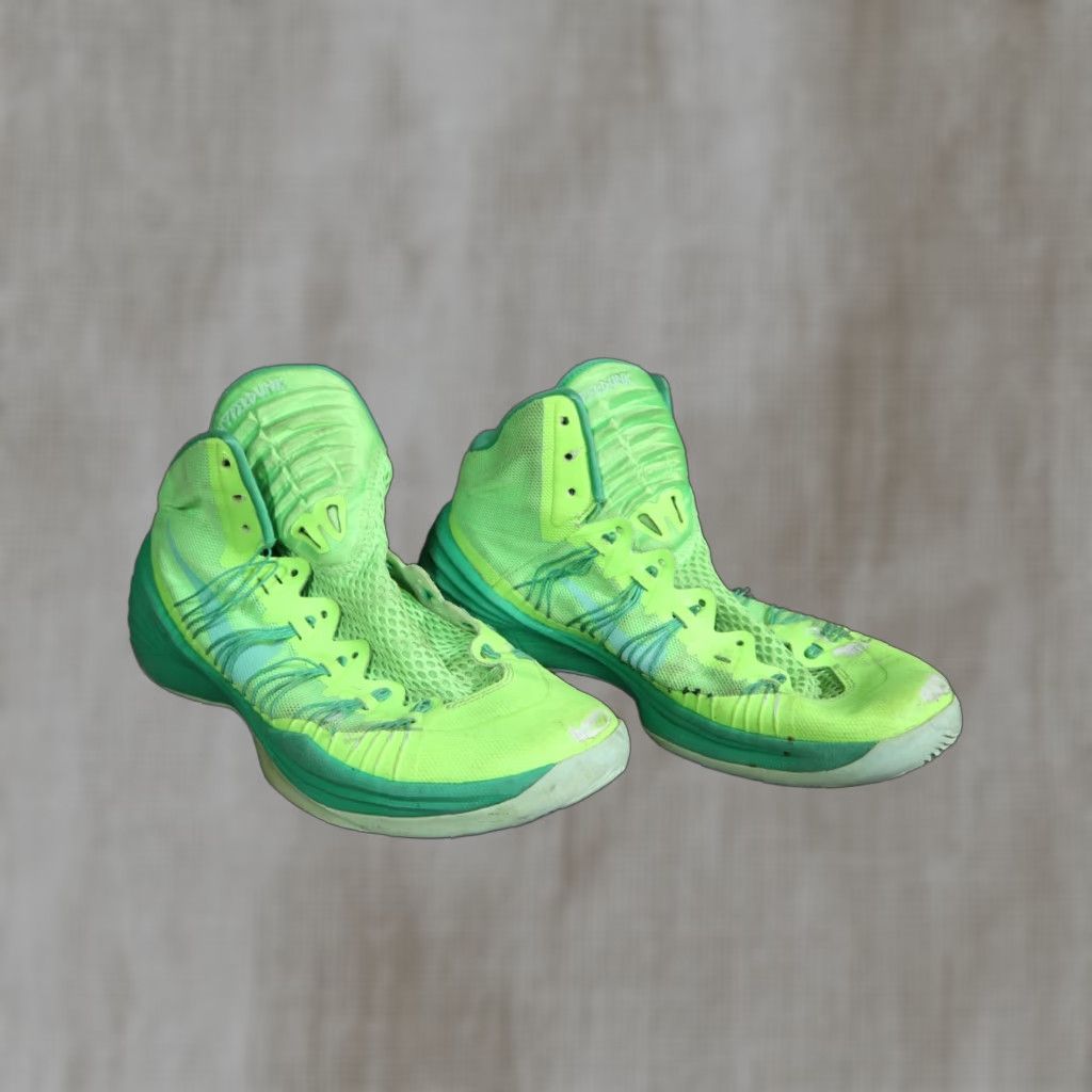 Nike Nike Hyperdunk Basketball Shoes Mid Top Men’s Size 9.5 Green Lace Up Size US XL / EU 56 / 4 - 1 Thumbnail