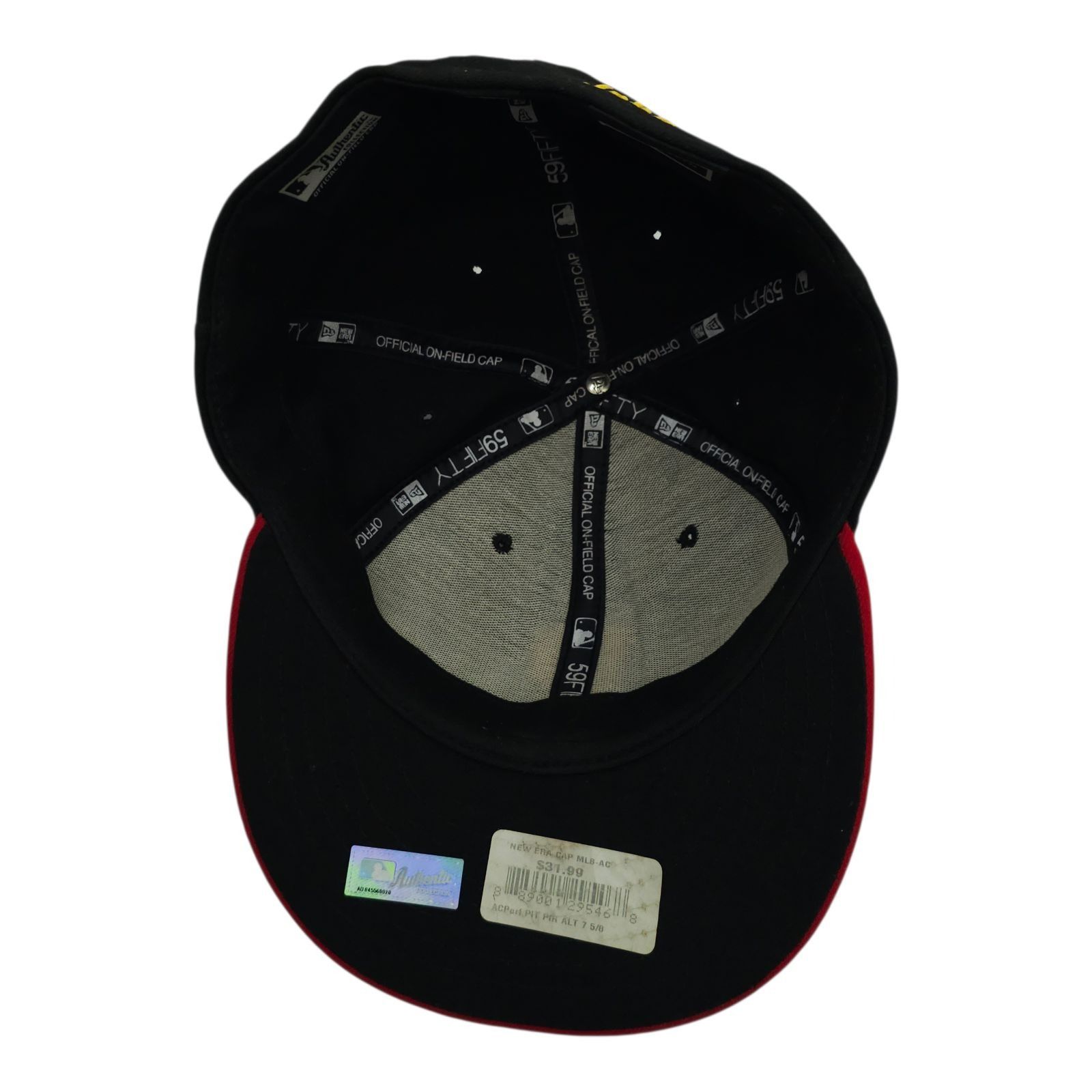 New Era Pittsburgh Pirates Cap Hat Fitted 7 5/8 MLB Authentic Collec Size ONE SIZE - 5 Thumbnail