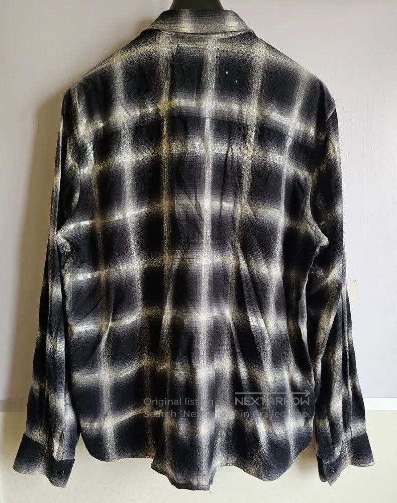 Amiri Amiri Size L Black and white plaid shirt Size US L / EU 52-54 / 3 - 4 Thumbnail