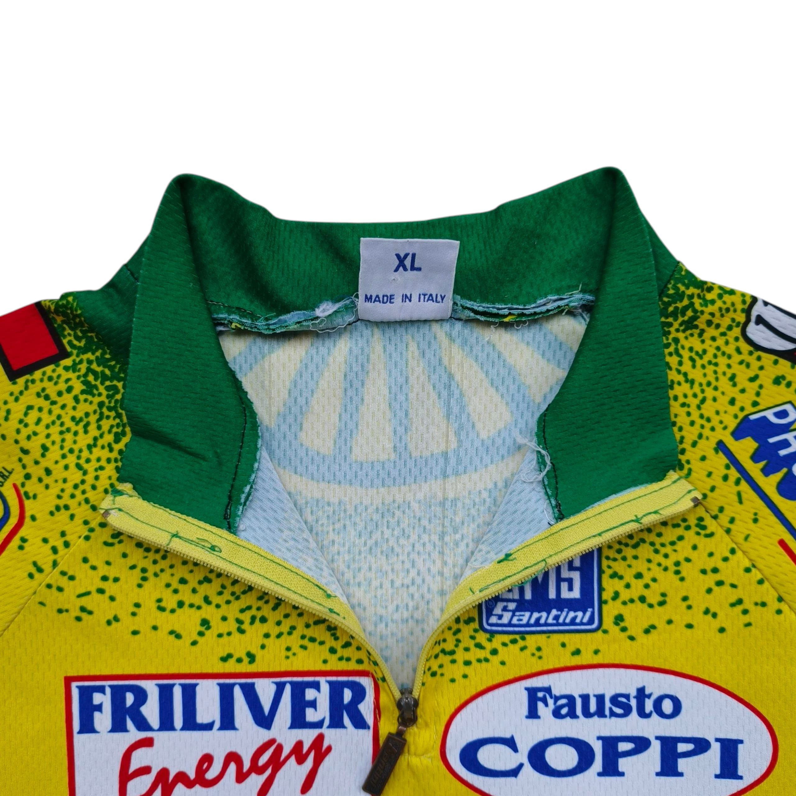 Vintage Vintage 90's Santini Jersey Team Polti Size US XL / EU 56 / 4 - 5 Thumbnail