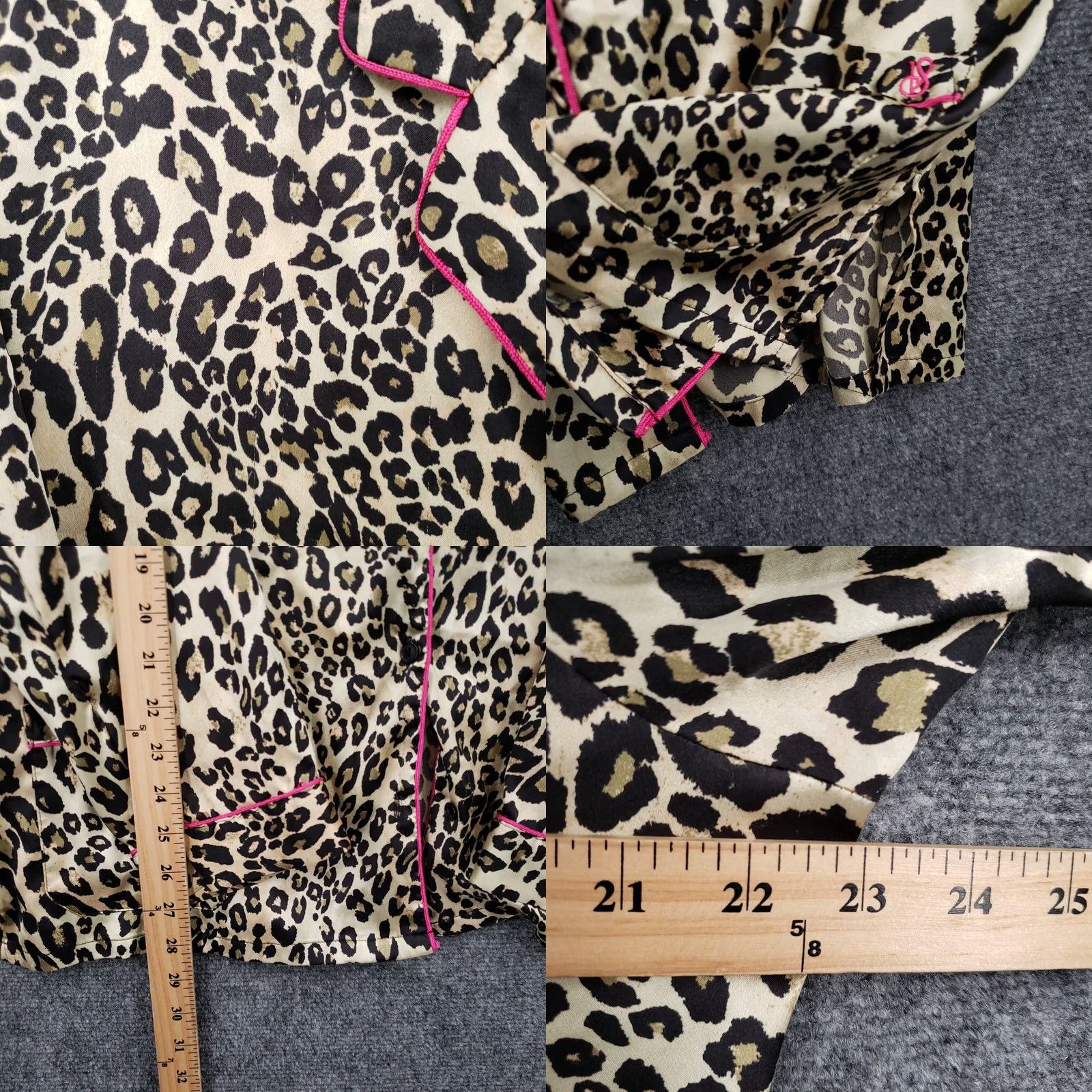 Victoria's Secret Victoria's Secret Pajama Top Womens L Beige Animal Print Lounge Sleepwear Size L / US 10 / IT 46 - 8 Thumbnail