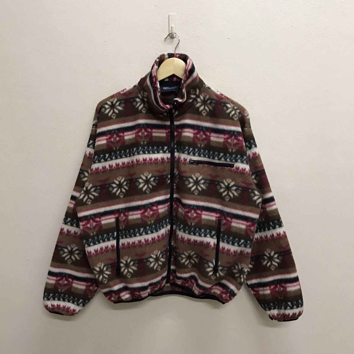 Japanese Brand × Native Vintage United Gear Native Navajo Fleece Sweater Jacket Size US L / EU 52-54 / 3 - 12 Thumbnail