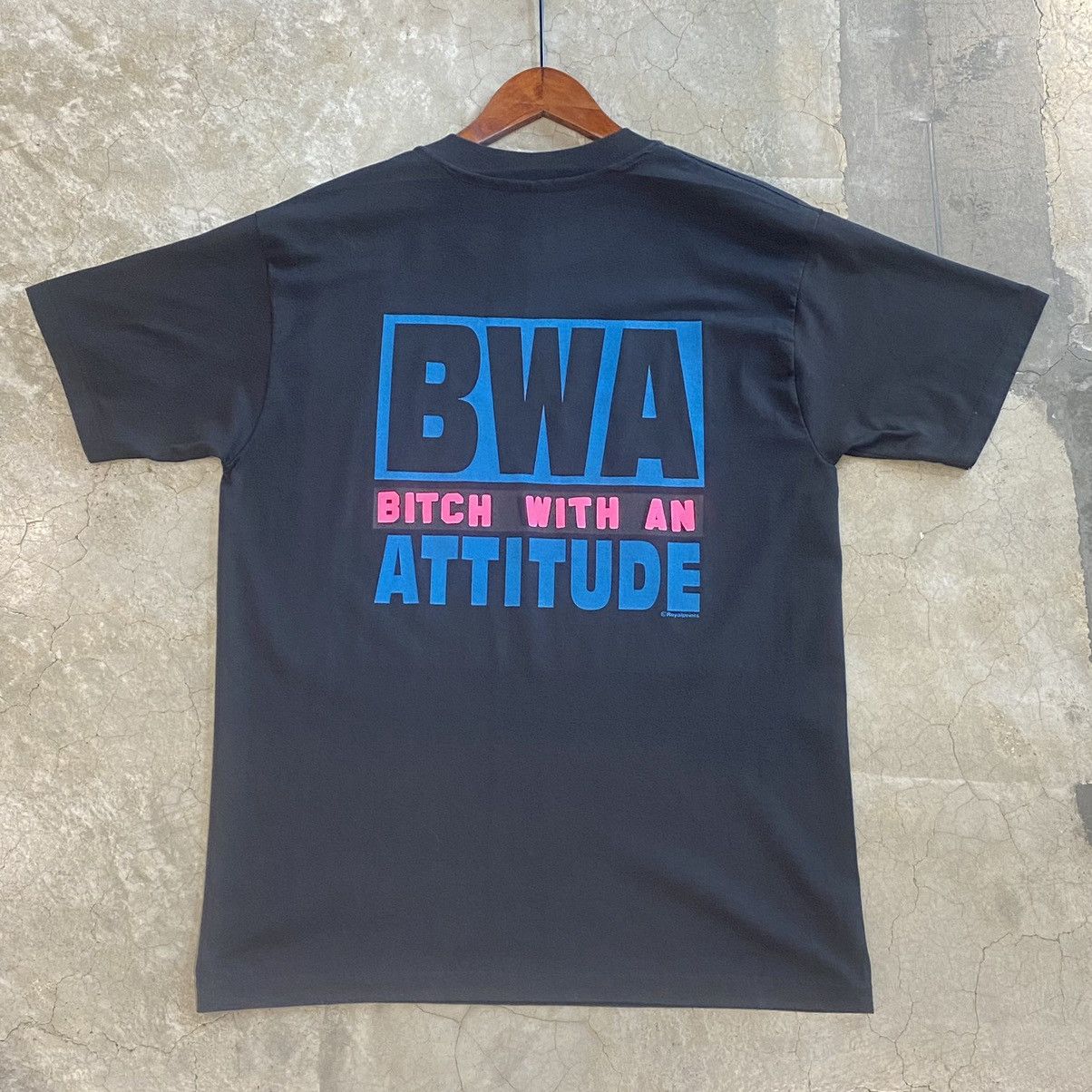 Vintage Vintage 90s Bitches With An Attitude BWA Super BitchTee (Rap Size US L / EU 52-54 / 3 - 2 Thumbnail