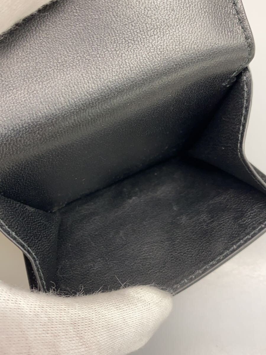 Balenciaga Balenciaga Leather Bi-Fold Wallet Black Size ONE SIZE - 5 Thumbnail