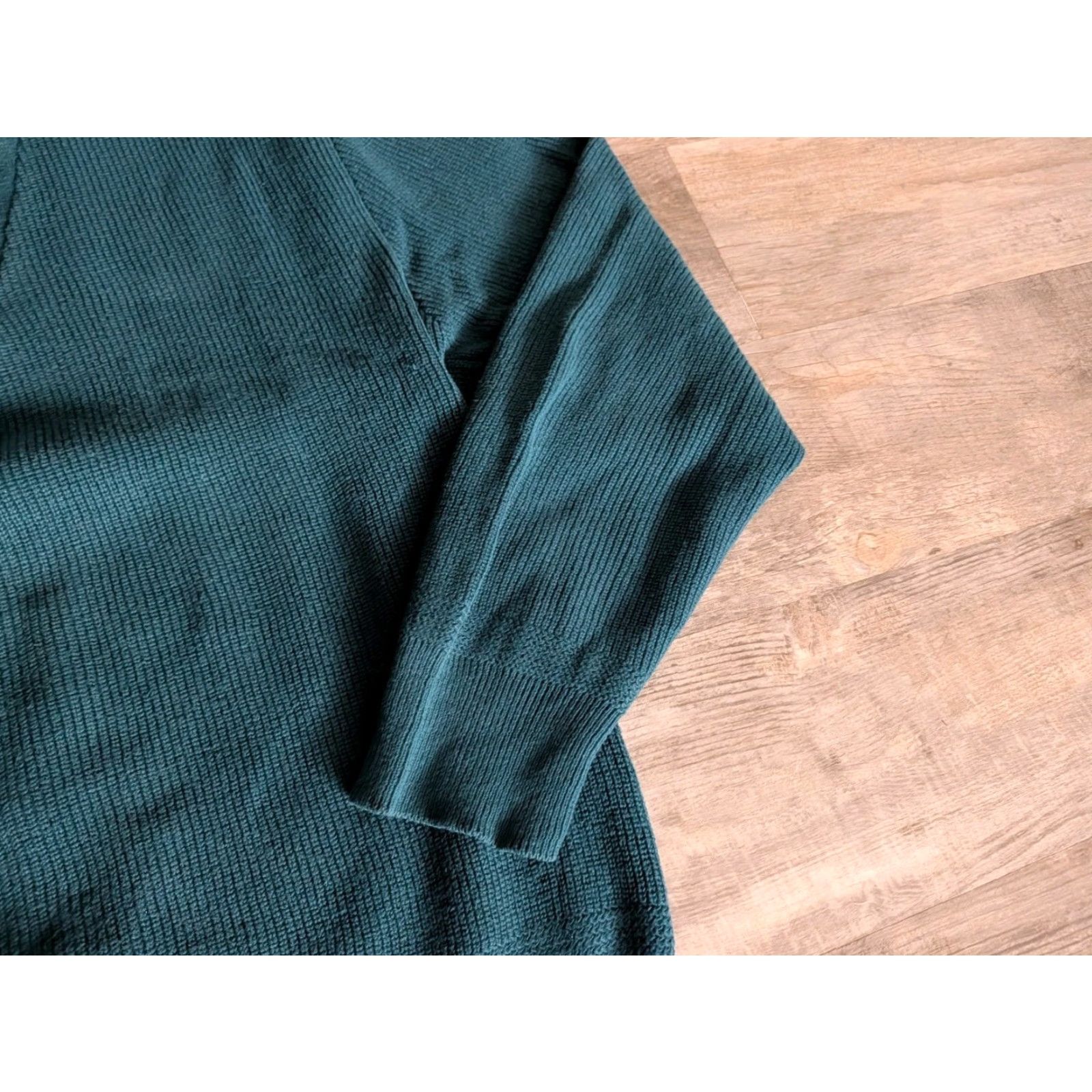 Eddie Bauer VINTAGE Eddie Bauer Black Label Sweater Shirt Mens L Knit Henley 90s Green Heavyweight Solid Crew Neck Buttons Logo Mens Size US L / EU 52-54 / 3 - 3 Thumbnail