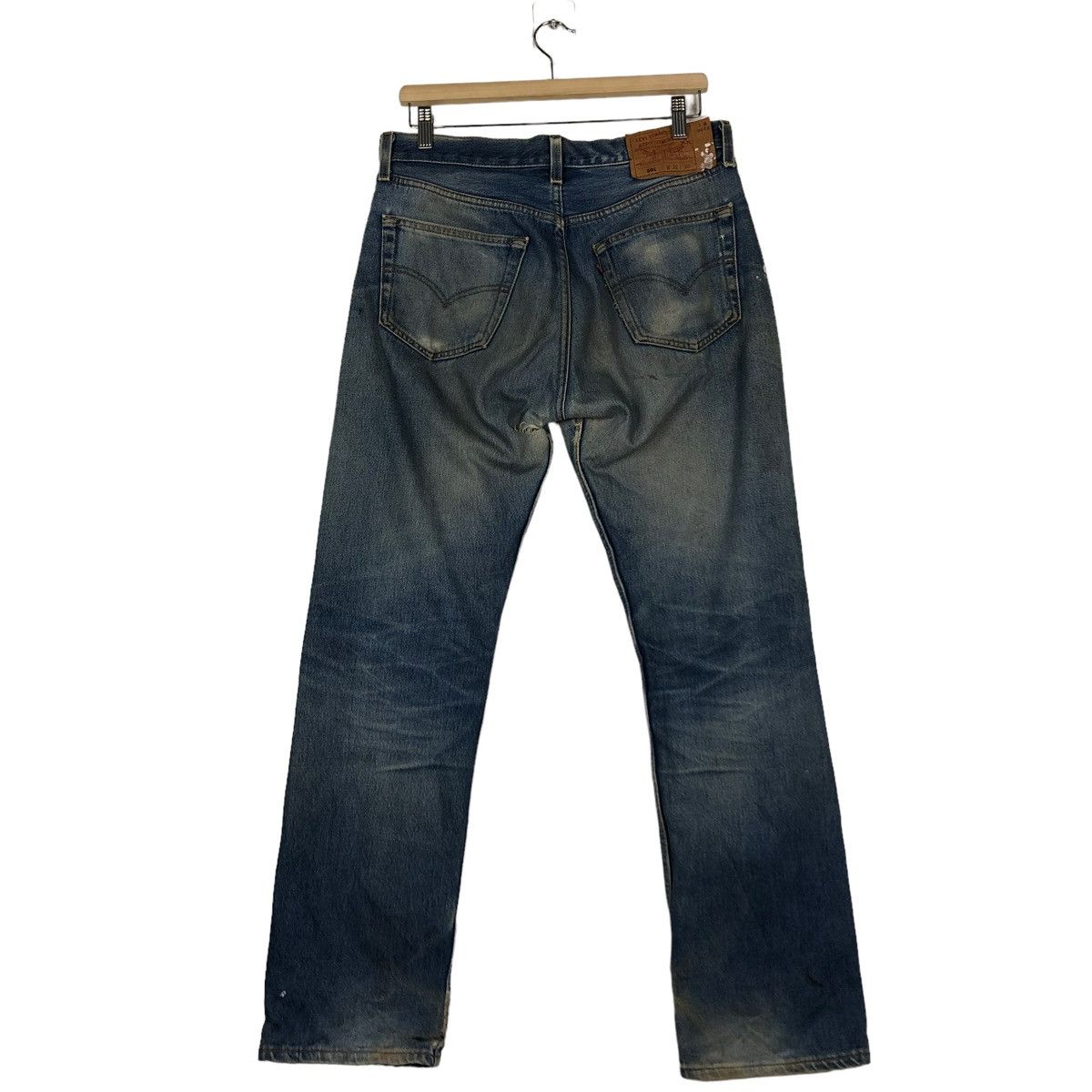 Levi's 🔥VINTAGE LEVI’S 501 DENIM JEANS MADE IN USA RUSTY DESIGN Size US 32 / EU 48 - 8 Thumbnail