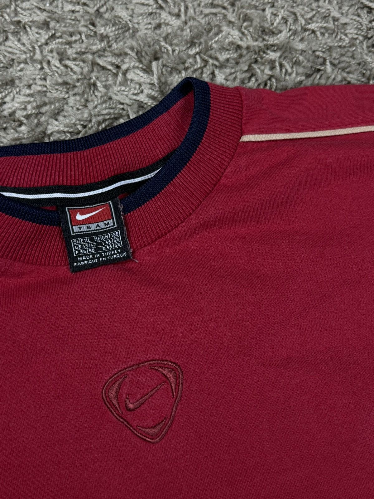 Nike Sportswear t shirt Nike Central Swoosh y2k original item Size US XL / EU 56 / 4 - 2 Thumbnail