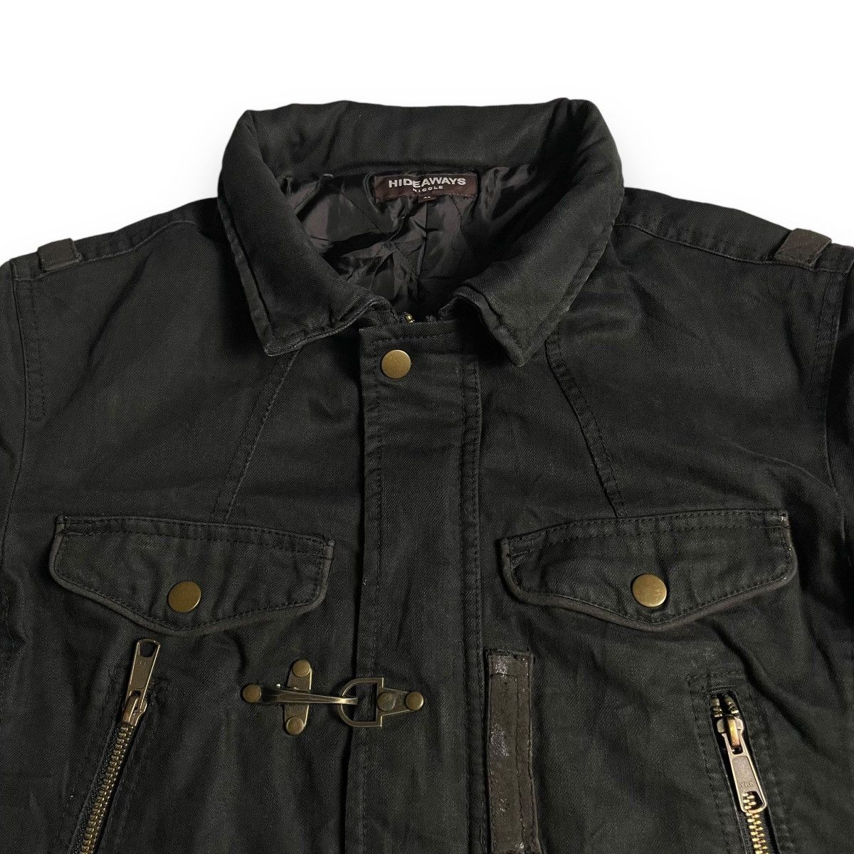 If Six Was Nine 🇯🇵 HIDEAWAYS MULTIPOCKET PUNK GOTHIC PARKA JACKET Size US M / EU 48-50 / 2 - 9 Thumbnail