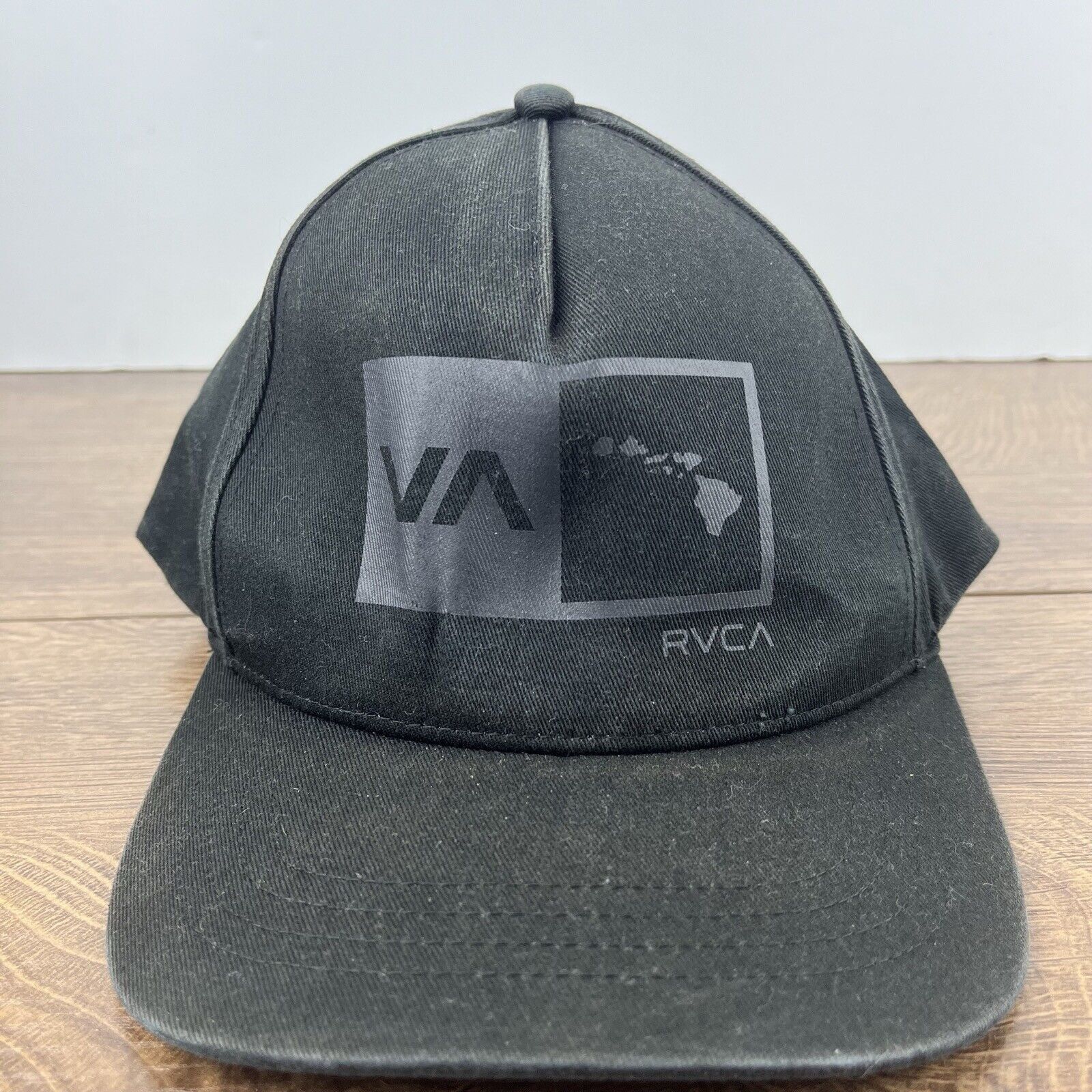 RVCA RVCA Hat RVCA Cap Snapback Hat Black Hat Adjustable Black Ad Size ONE SIZE - 5 Thumbnail