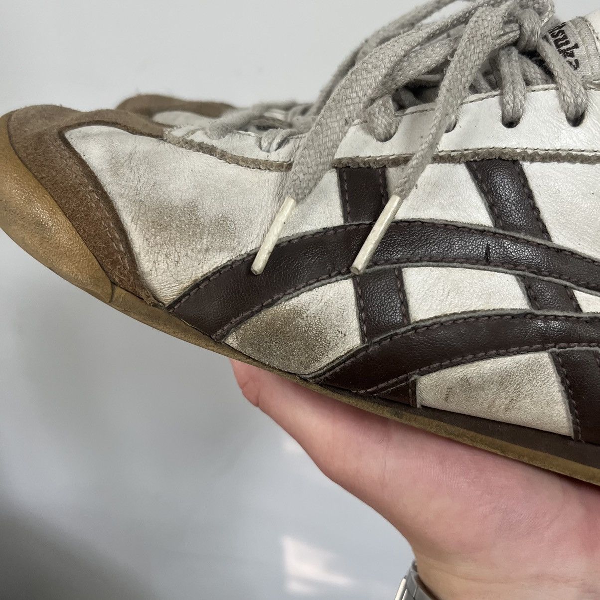 Asics Vintage ASICS Tiger Onitsuka Leather Sneakers Size US 9 / EU 42 - 5 Thumbnail