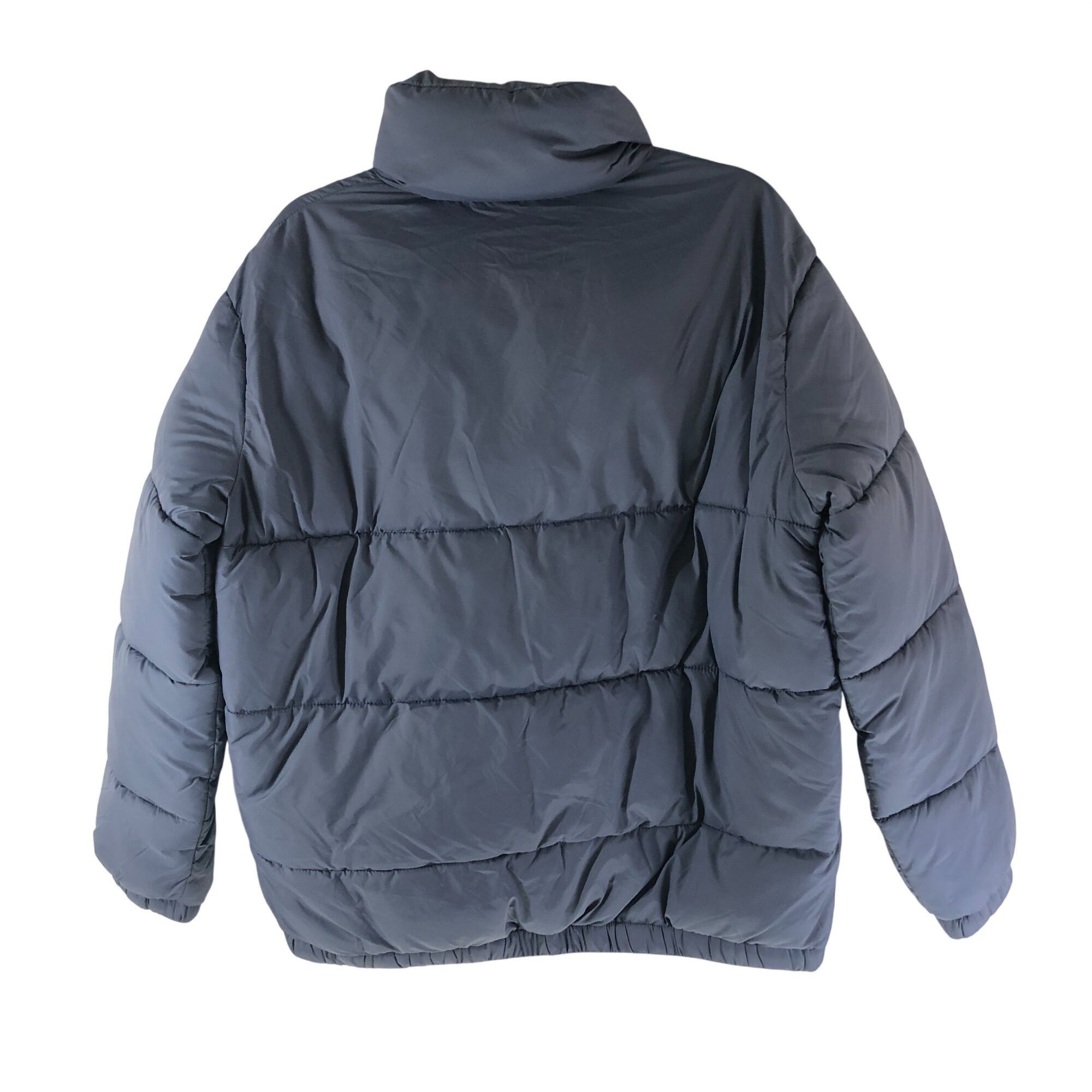 PrettyLittleThing PrettyLittleThing Slate Gray Soft Touch Nylon Padded Panel P Size S / US 4 / IT 40 - 2 Thumbnail