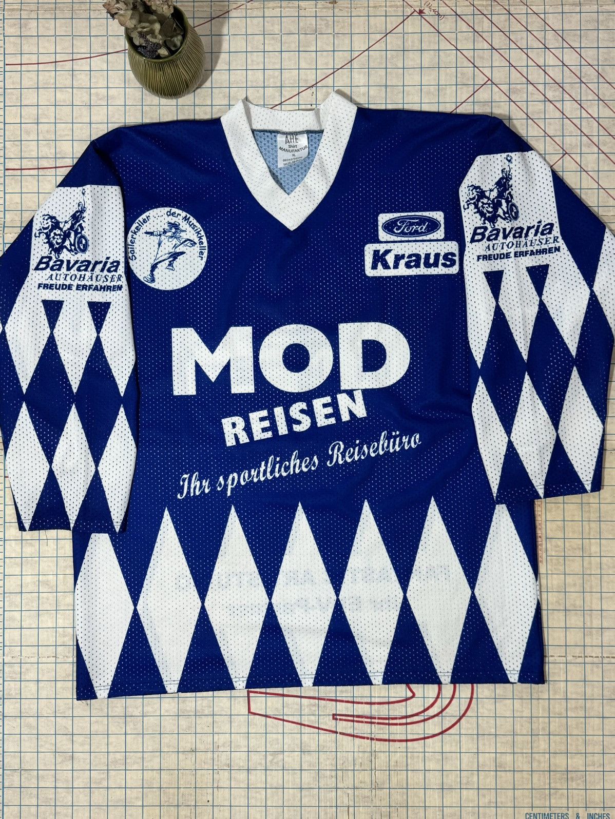 Hockey Jersey × NHL × Sportswear German Hockey Jersey Blue and White ...