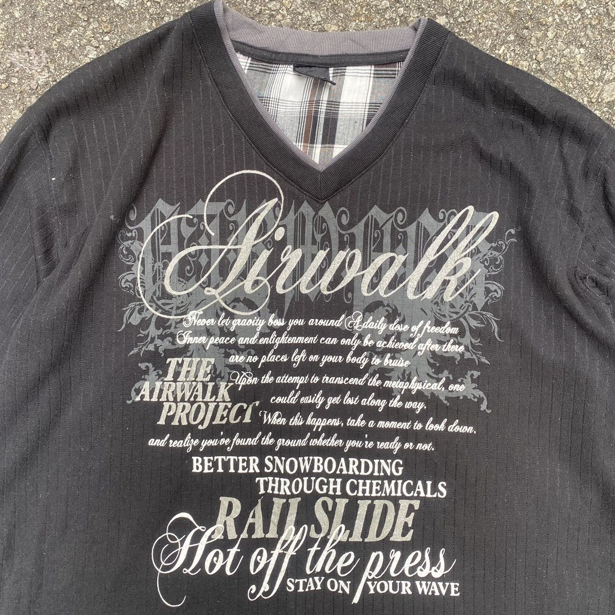Other Airwalk Long Sleeve Poem Tshirt Skategang Size US L / EU 52-54 / 3 - 2 Thumbnail