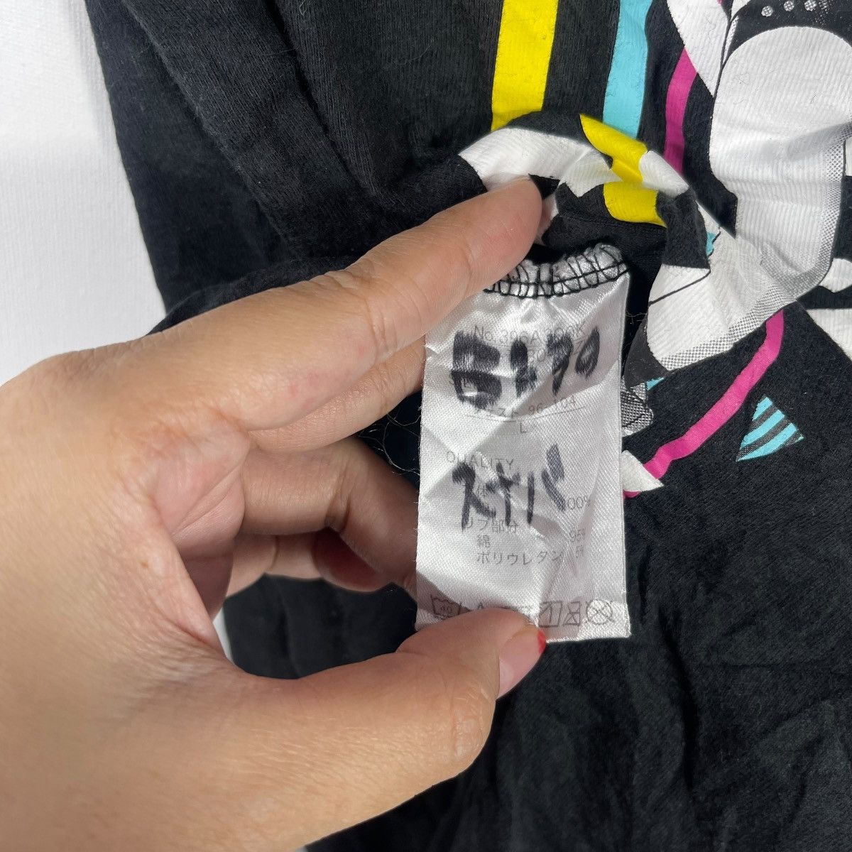 Anime A.I.GAMES Anime Girl Graphic T-Shirt | Japanese Streetwear Size L / US 10 / IT 46 - 7 Thumbnail