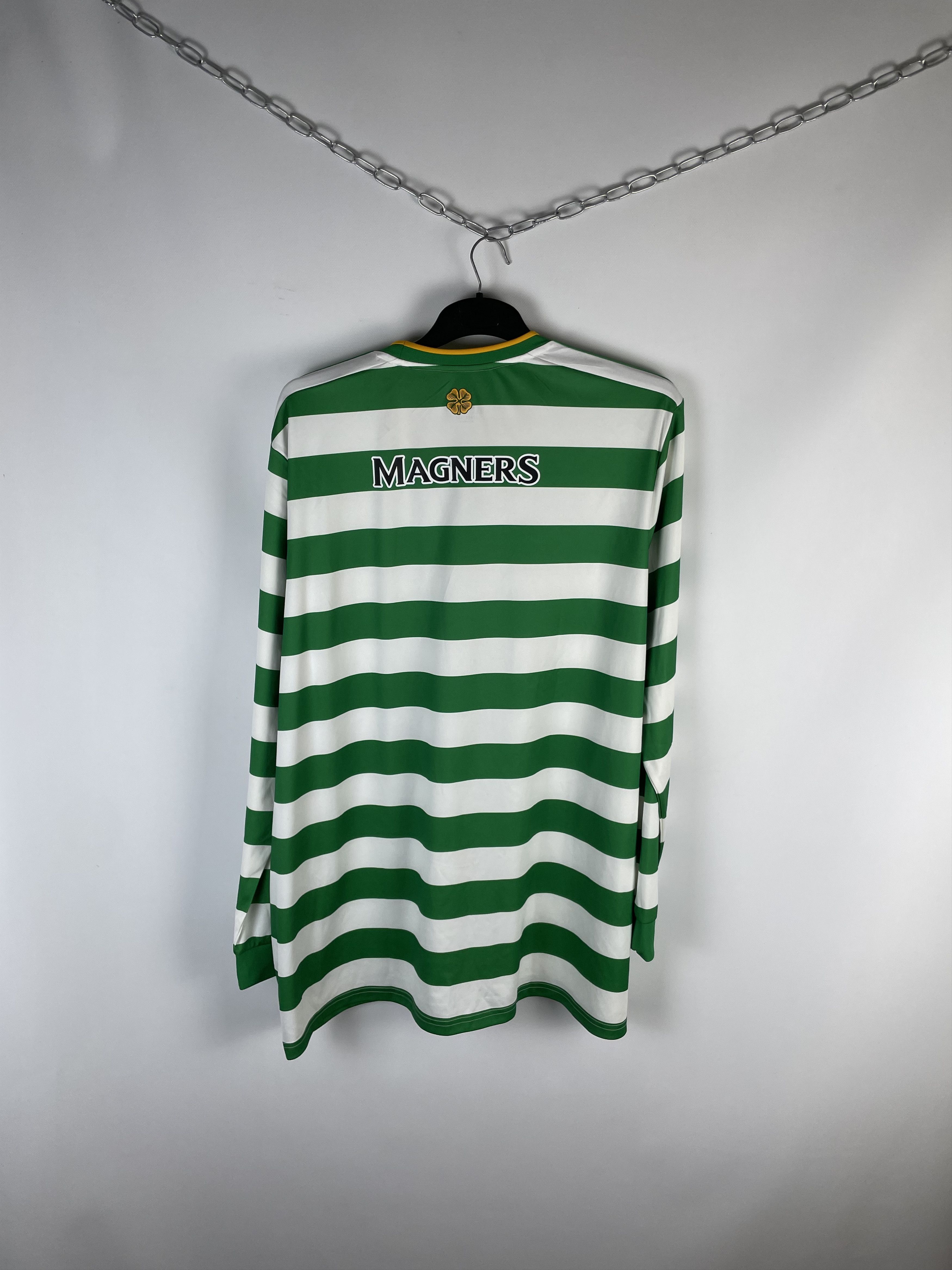 Adidas 2020-21 Celtic Glasgow Home Scotland Dafabet Football Shirt Size US XXL / EU 58 / 5 - 9 Thumbnail