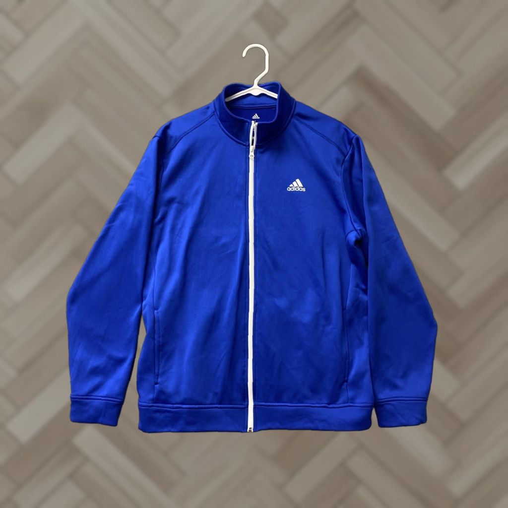 Adidas Adidas Track Jacket Mens L Blue Track Jacket Full Zip / 60-42 Athletic Zzz? Size US L / EU 52-54 / 3 - 1 Thumbnail