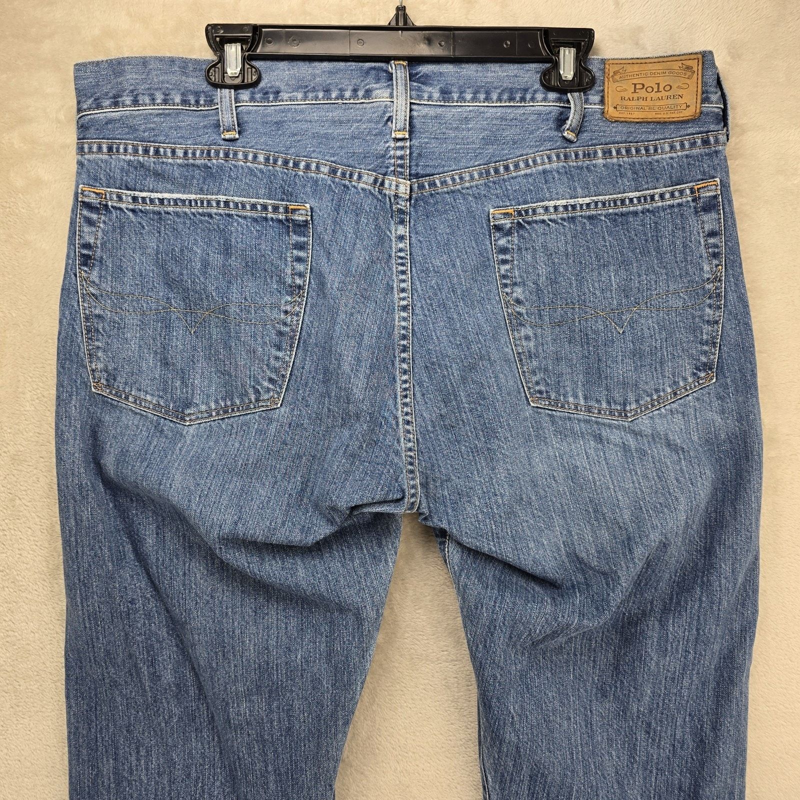 Polo Ralph Lauren Polo Ralph Lauren Hampton Relaxed Jeans 38x34 (Fits 38x32) Size US 38 / EU 54 - 9 Thumbnail