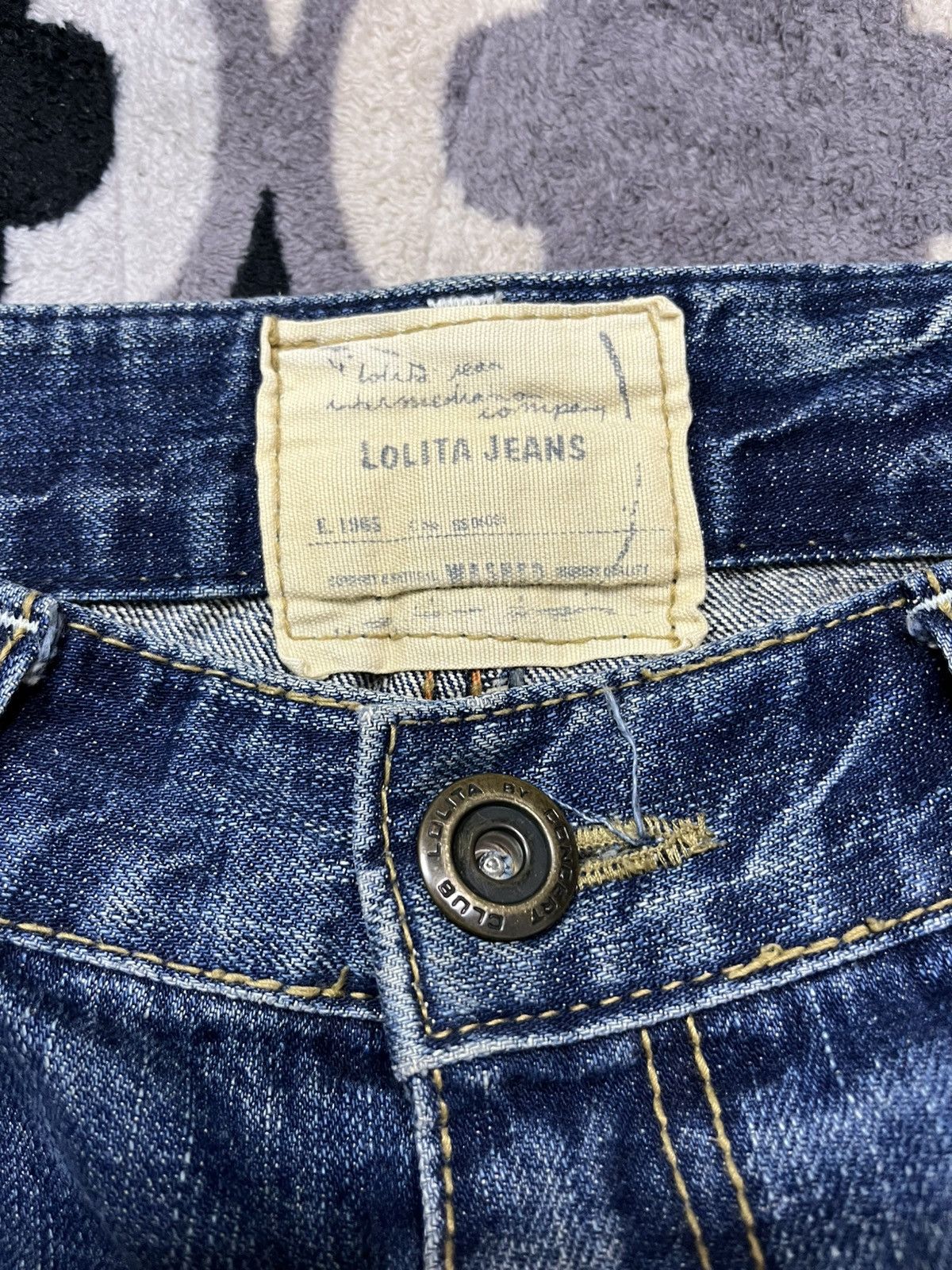 Hysteric Glamour 2000s lolita skirt skull denim Size 32" / US 10 / IT 46 - 4 Thumbnail