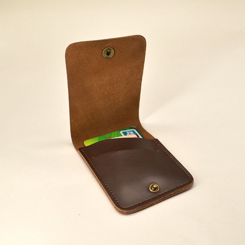 Japanese Brand × Leather × Vintage Credit Card Holder Leather Wallet Size ONE SIZE - 3 Thumbnail