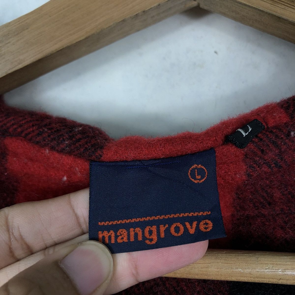 Japanese Brand Vintage Biker Jacket Wool Mangrove Tartan Design Punk Style Size US L / EU 52-54 / 3 - 19 Thumbnail