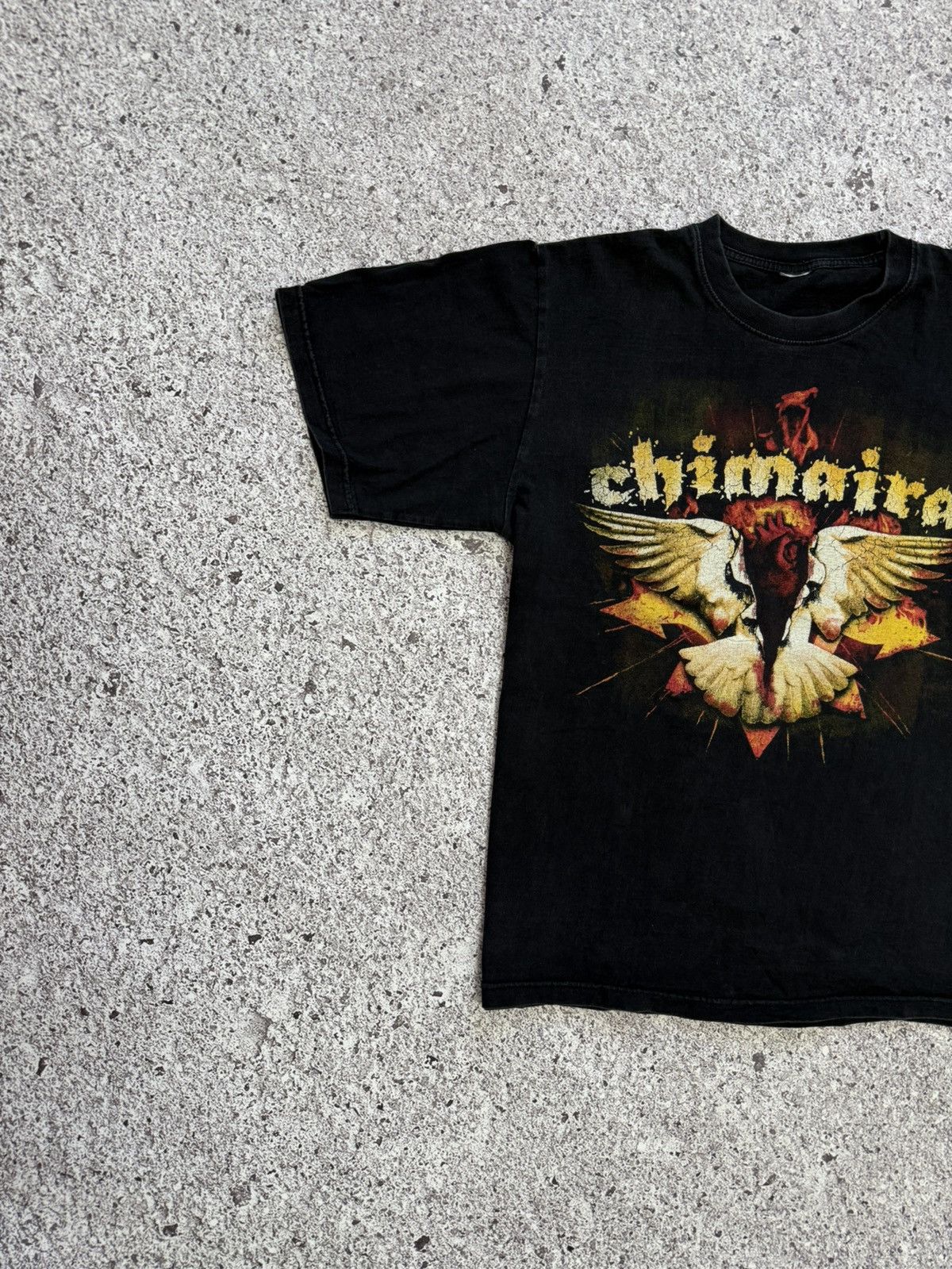 Band Tees Vintage 2000’s Chimaira Rock Band Retro T-Shirt Y2K Hype Size US L / EU 52-54 / 3 - 3 Thumbnail