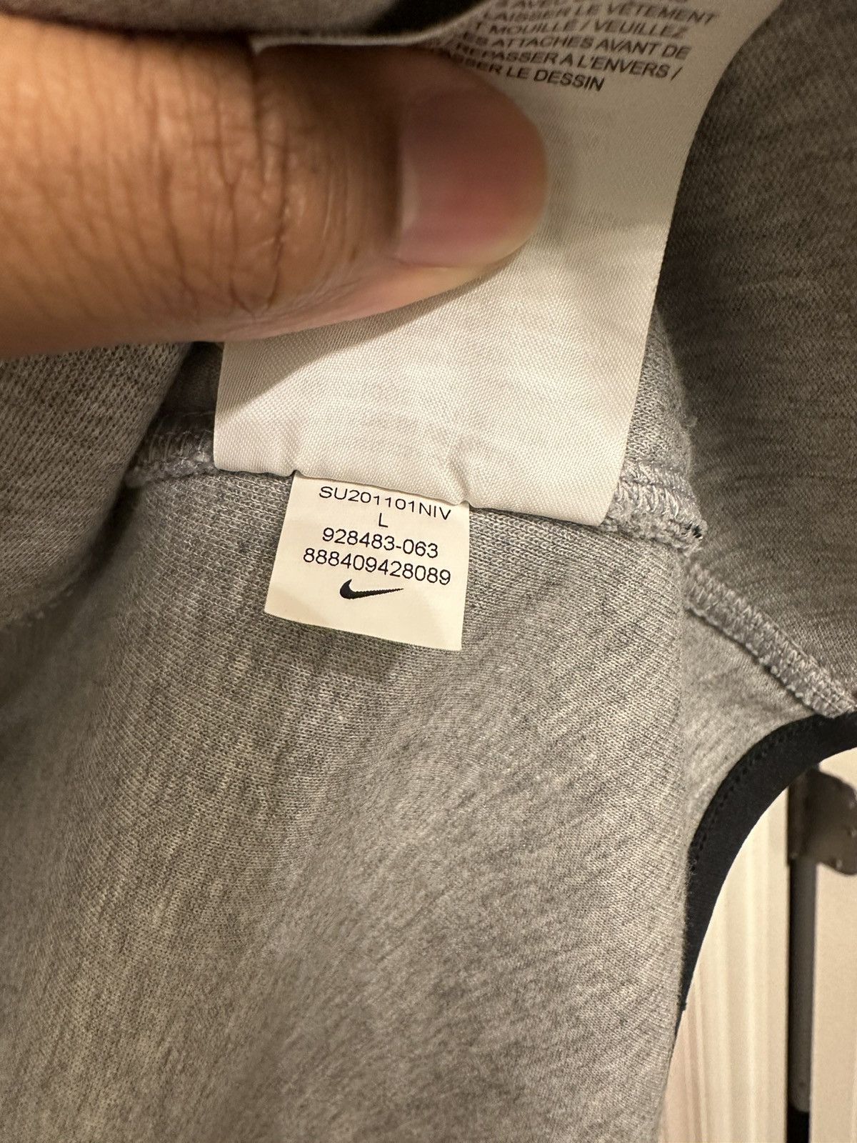 Nike Nike Tech Fleece Hoodie Gray Size Large Size US L / EU 52-54 / 3 - 5 Thumbnail