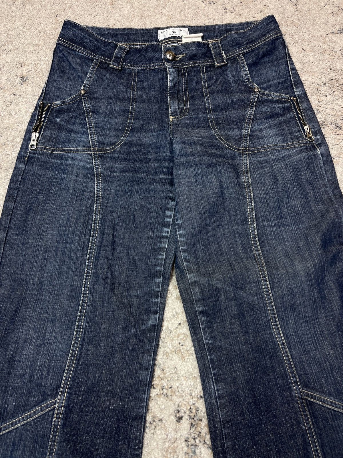 Vintage RICK CARDONA BAGGY 1990s BONDAGE PANTS - LOT № 3185 Size US 32 / EU 48 - 5 Thumbnail