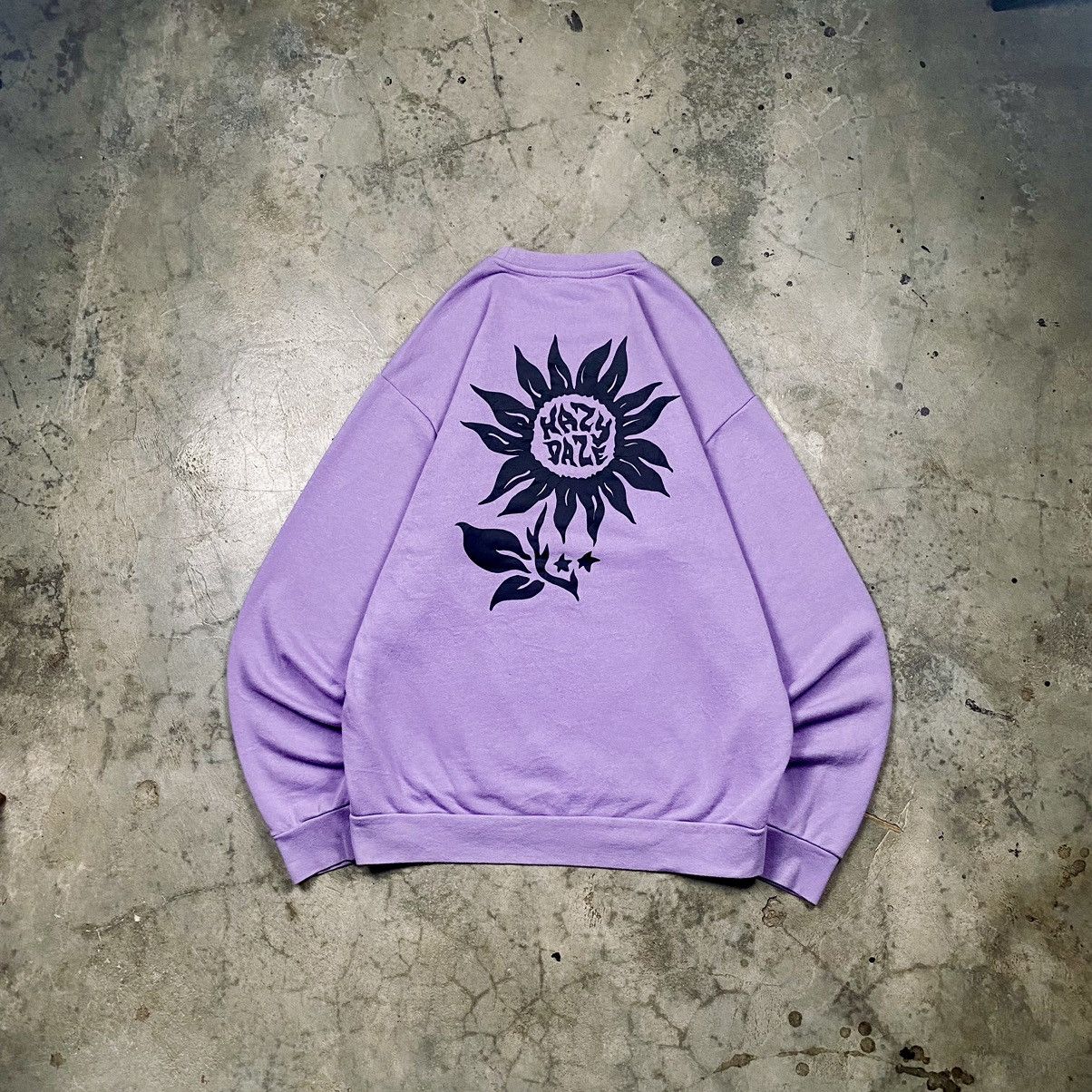 Other Hazy Daze Streetwear Arts Lilac Crewneck Size US XL / EU 56 / 4 - 1 Thumbnail