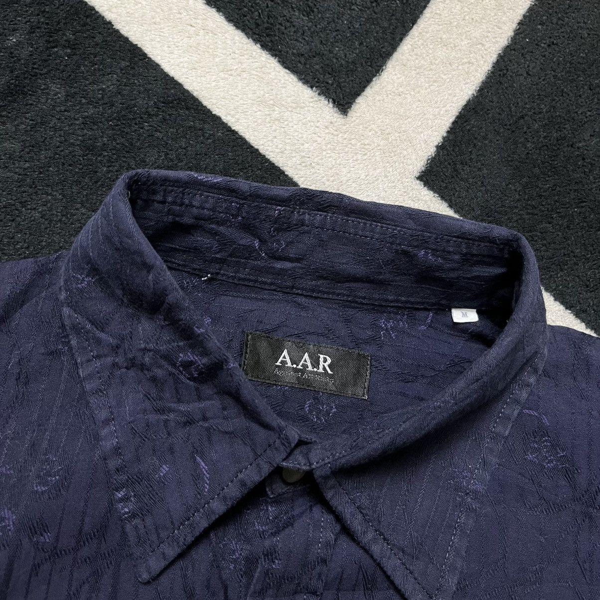 Yohji Yamamoto Vintage 90s🔥A.A.R Yohji Yamamoto textured button up shirt Size US M / EU 48-50 / 2 - 5 Thumbnail