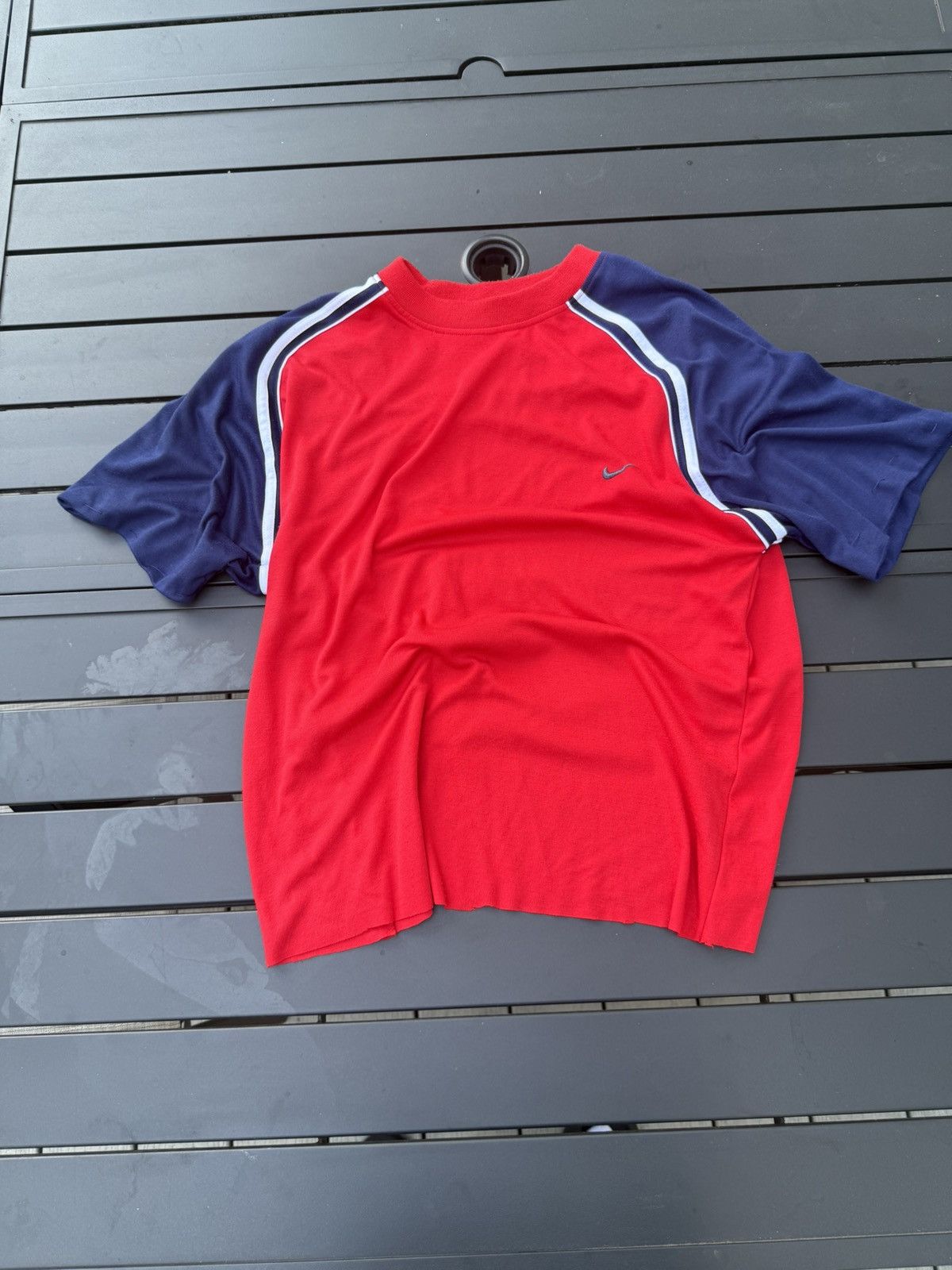 Nike Vintage Man’s Nike Jersey T Shirt Small Swoosh Size US XL / EU 56 / 4 - 1 Thumbnail