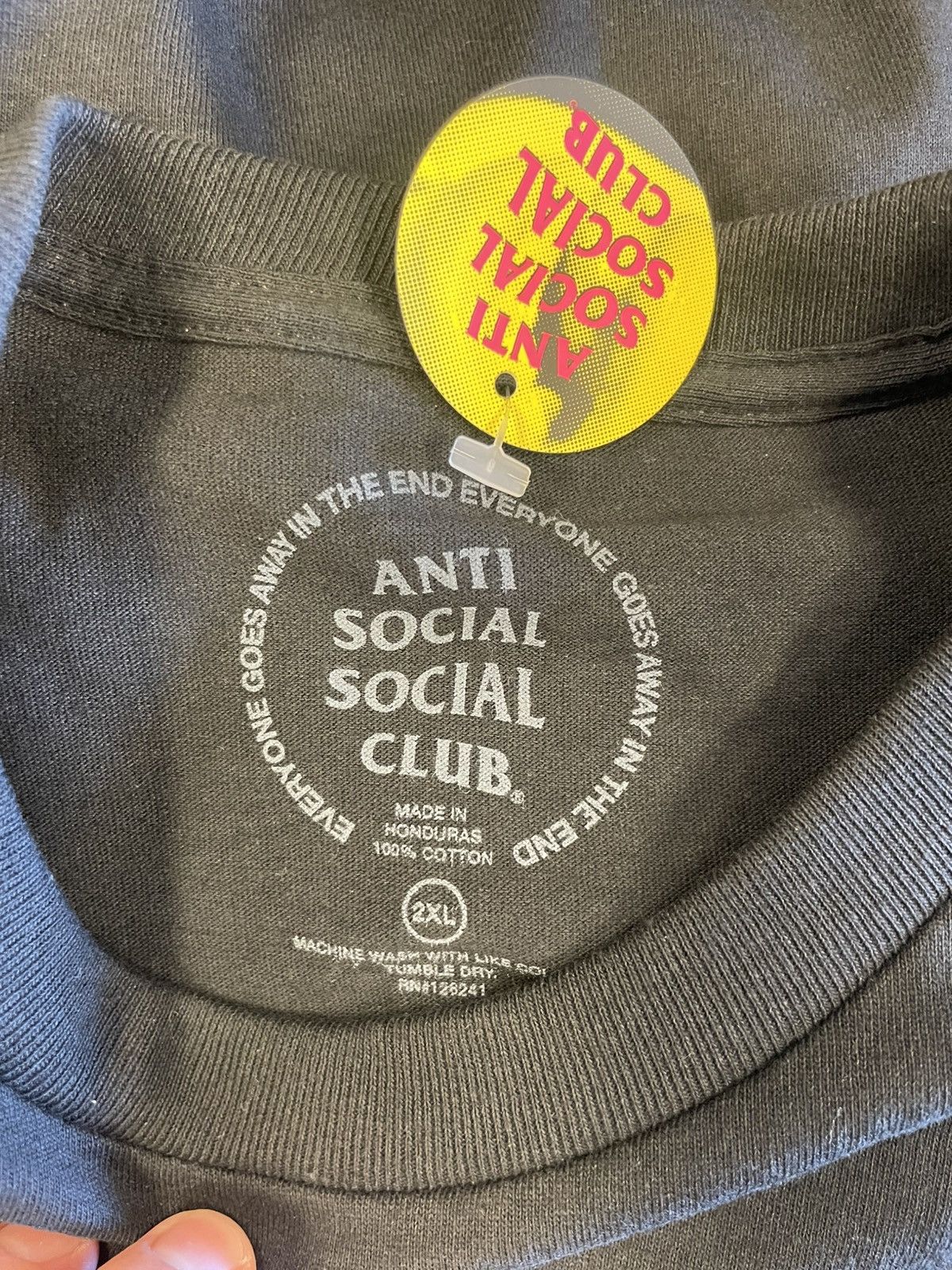 Anti Social Social Club Anti Social Tee Size US XXL / EU 58 / 5 - 3 Thumbnail