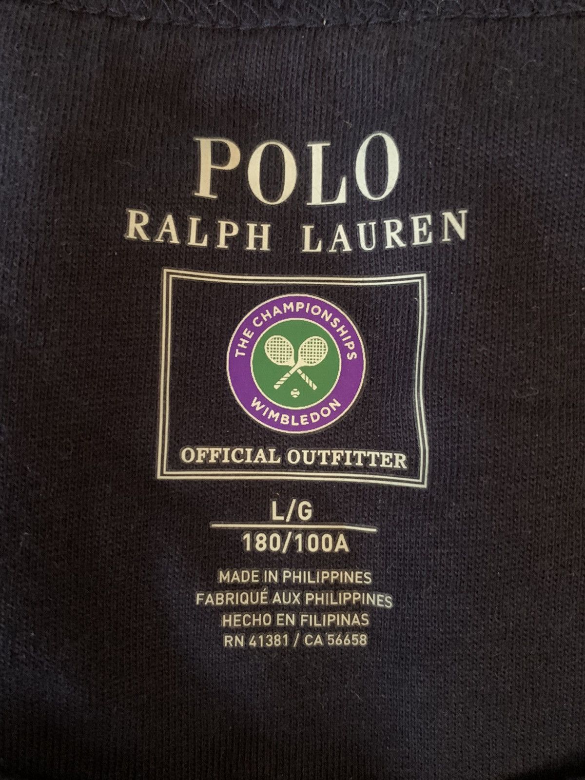 Designer × Polo Ralph Lauren × Ralph Lauren RARE* Polo Ralph Lauren Wimbledon Tennis Single Stitch Shirt Size US L / EU 52-54 / 3 - 7 Thumbnail